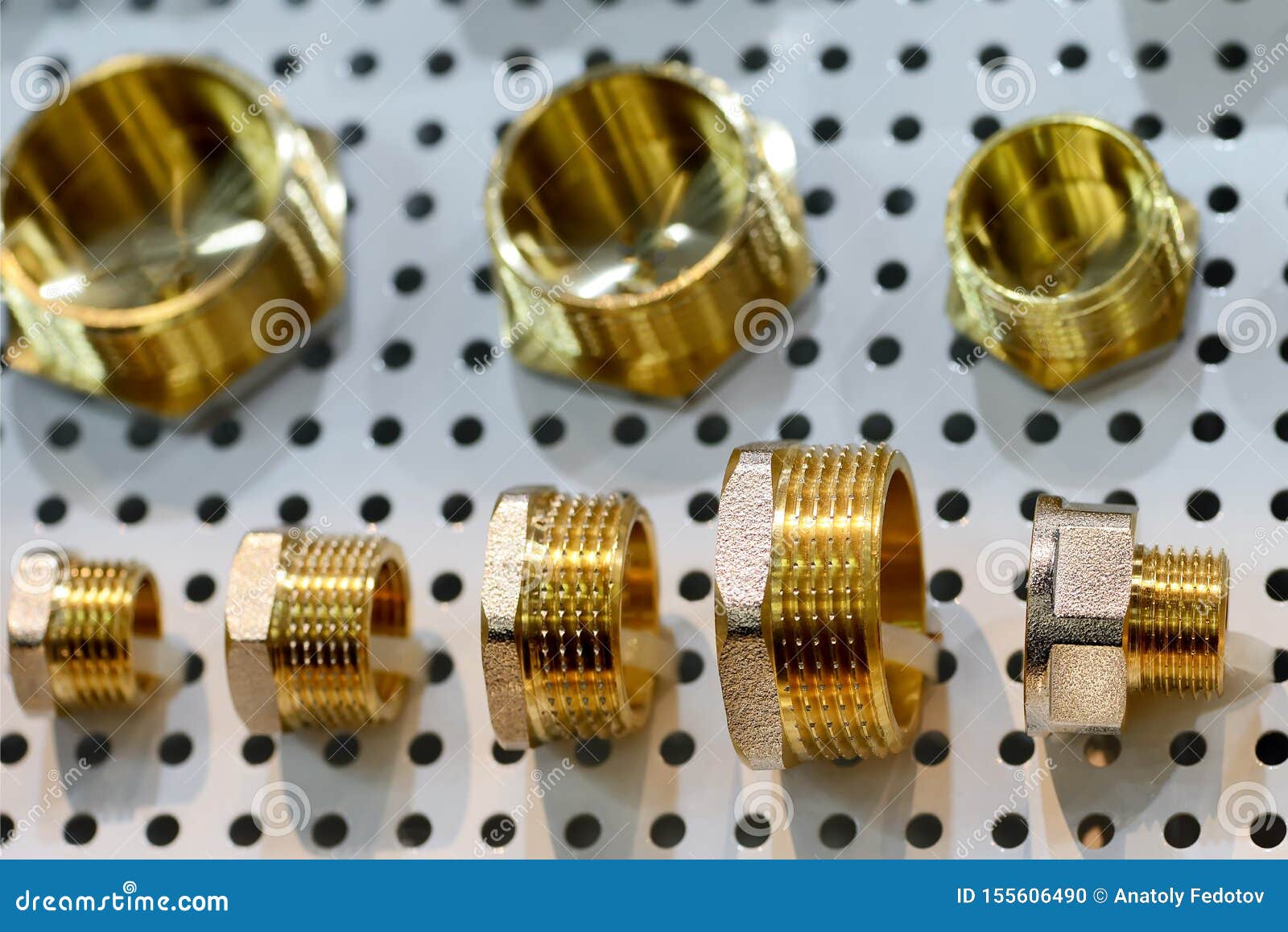 A Variety of Plumbing Pipe Connectors Stock Photo Image of fitting