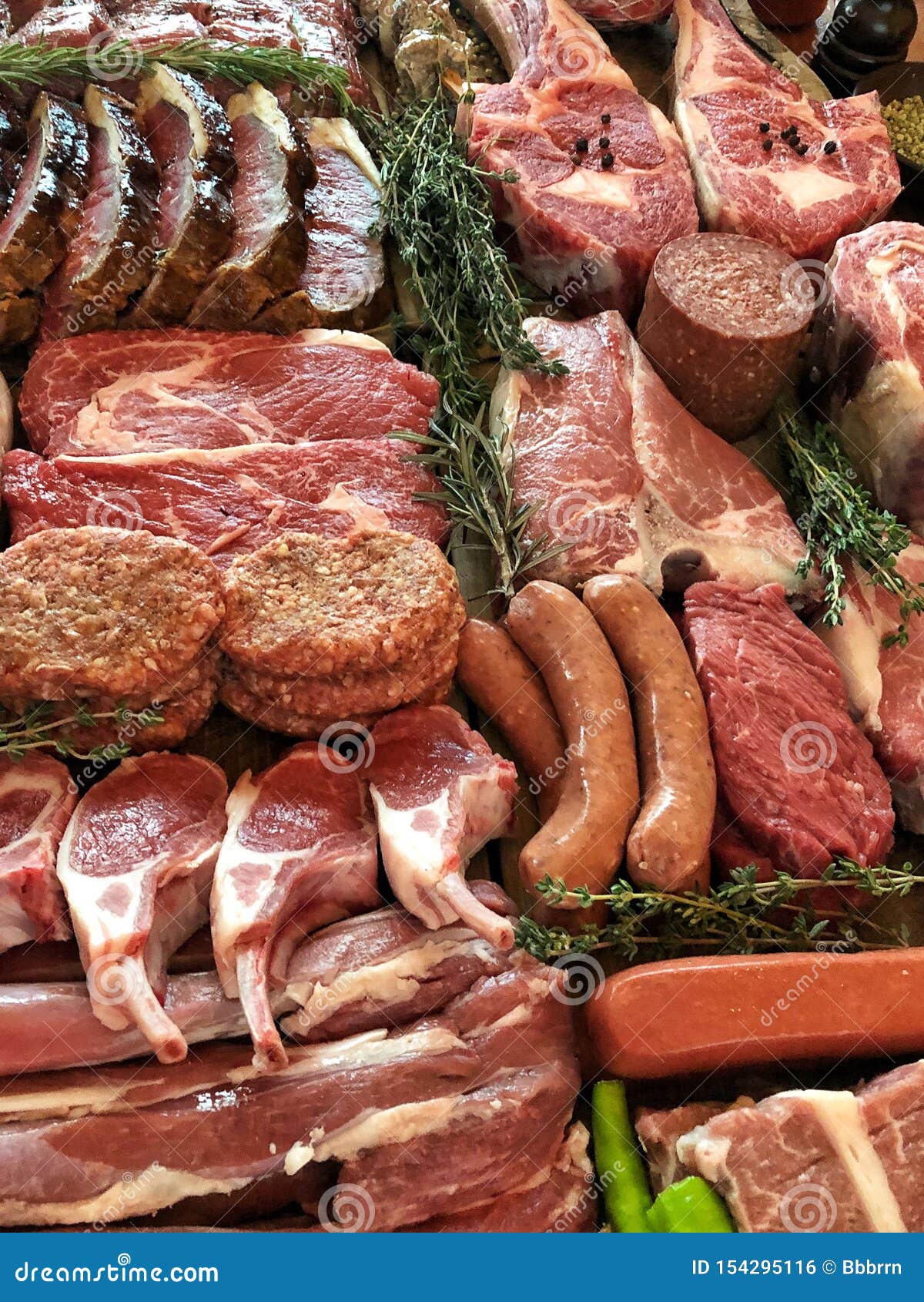 Variety of Raw Meat As a Background Stock Photo Image of nutrition
