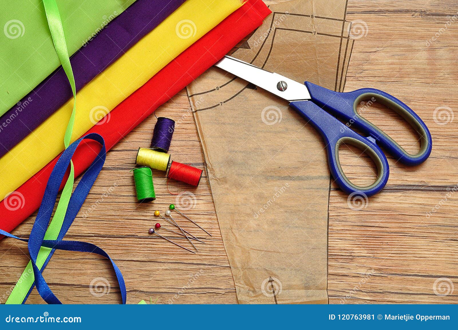 A Variety of Tools Used for Needle Work Stock Image Image of handmade