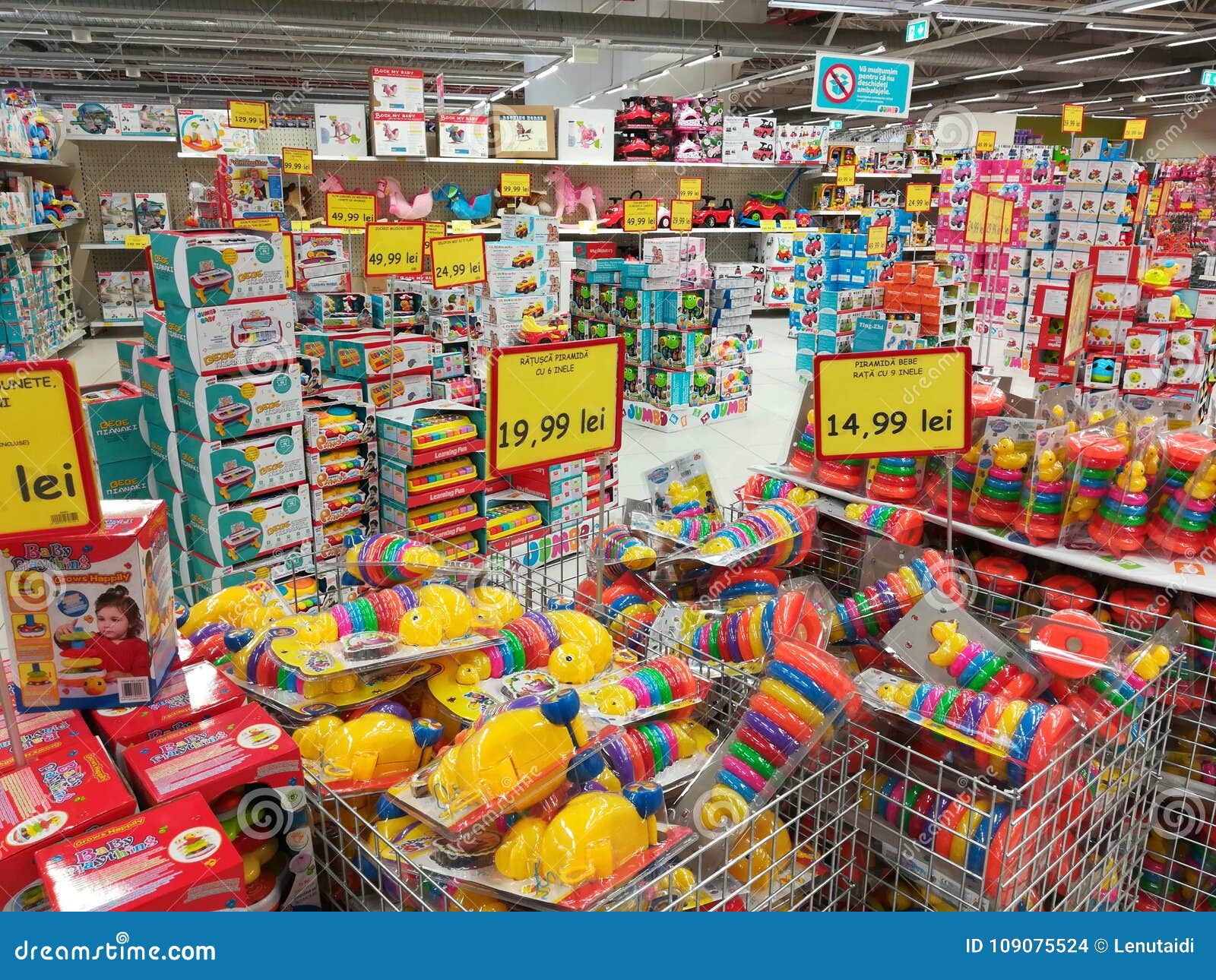 Variety of Toys at Jumbo Store Editorial Stock Image - Image of