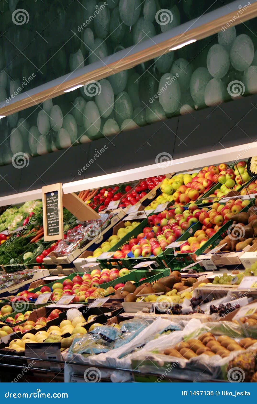 A Variety of Vegetables at a Grocery Store Stock Photo Image of mixed, kiwi 1497136