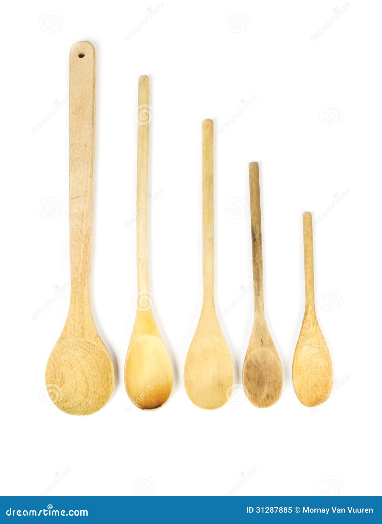 Variety of wooden spoons stock image. Image of spoon 31287885