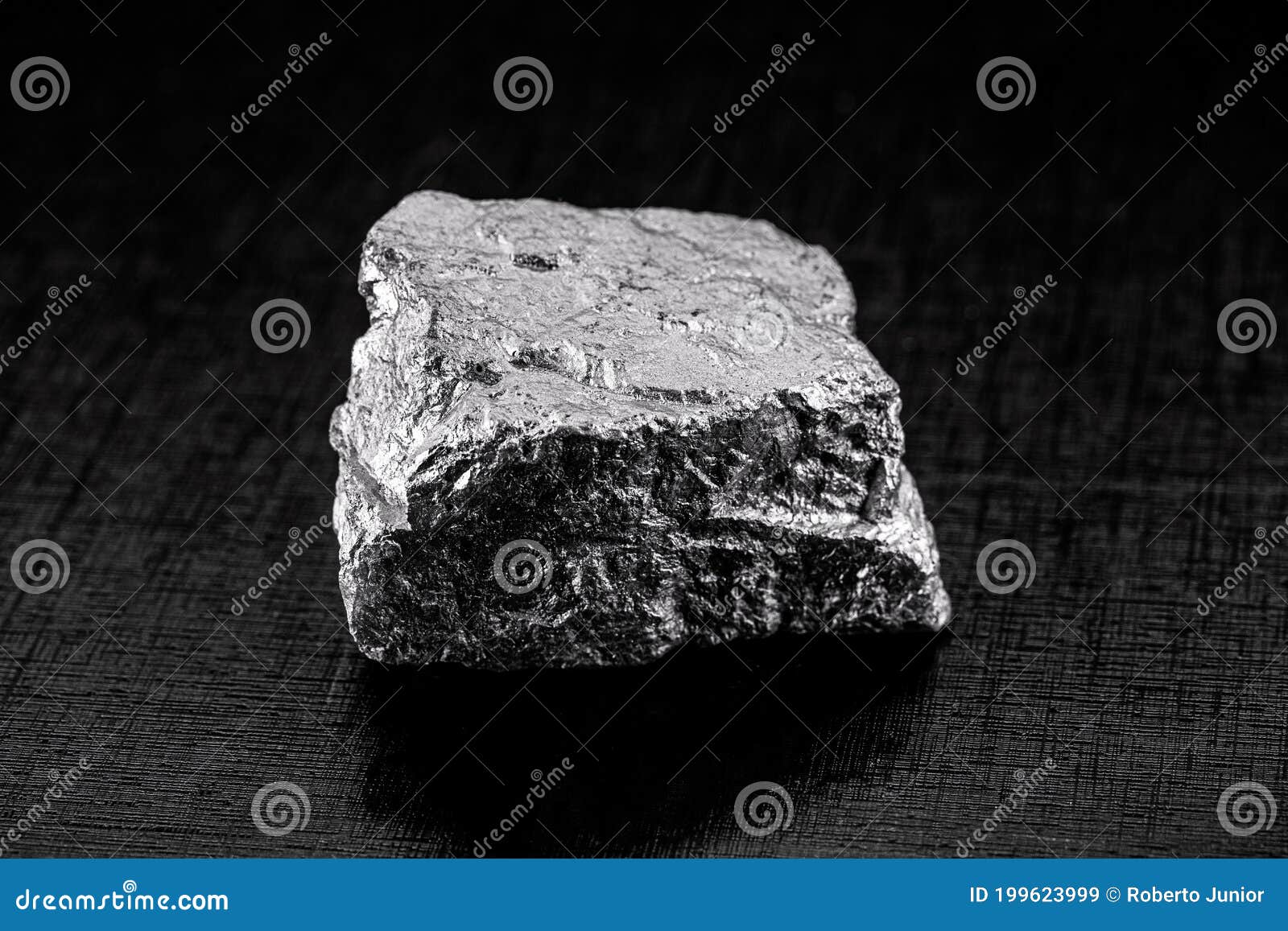 Aluminum Nuggets On A White Background Industrial Minerals RoyaltyFree Stock Photo