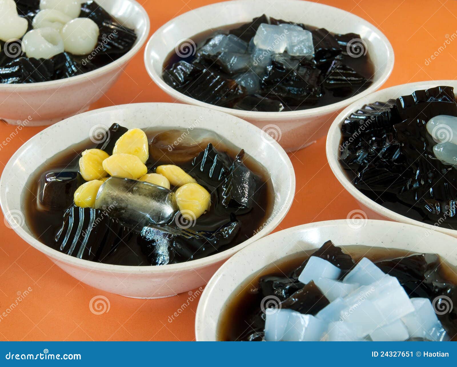 Chinese Grass Jelly Dessert Stock Photography | CartoonDealer.com #24327674