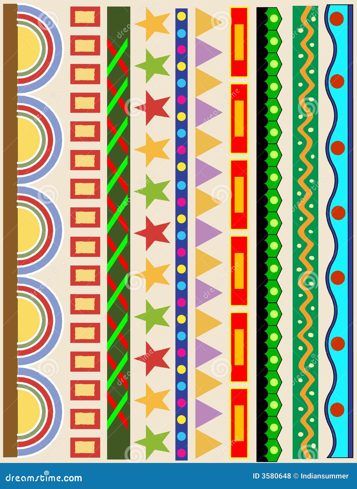colorful borders design