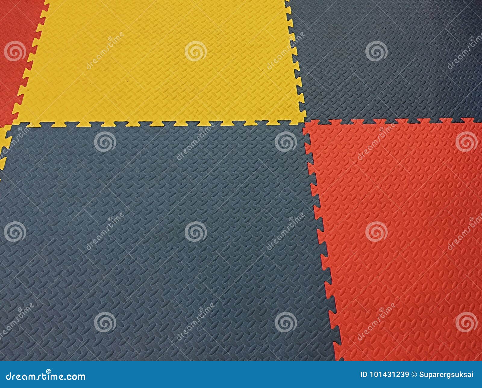 Jigsaw Mat for Playground stock image. Image of rubber 101431239