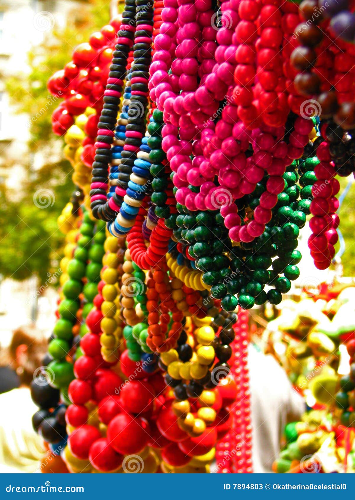 various colorful beads