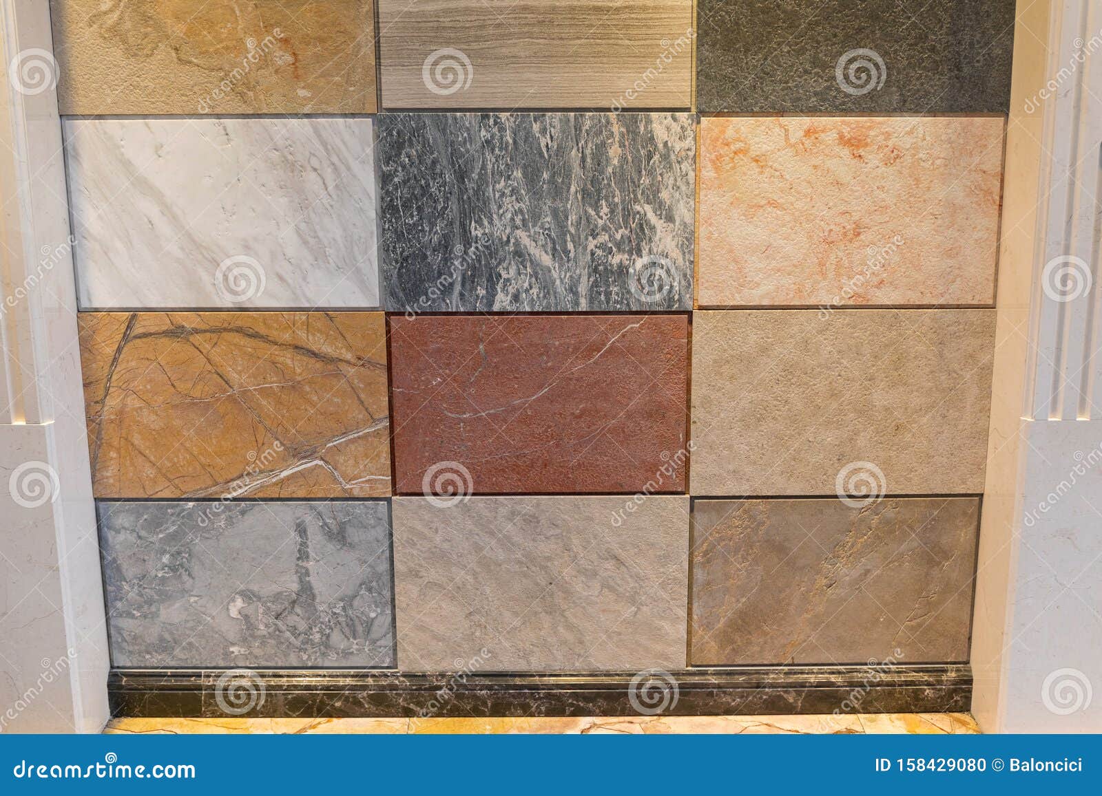 Marble Wall Tiles stock photo. Image of asia, tile, marble - 158429080