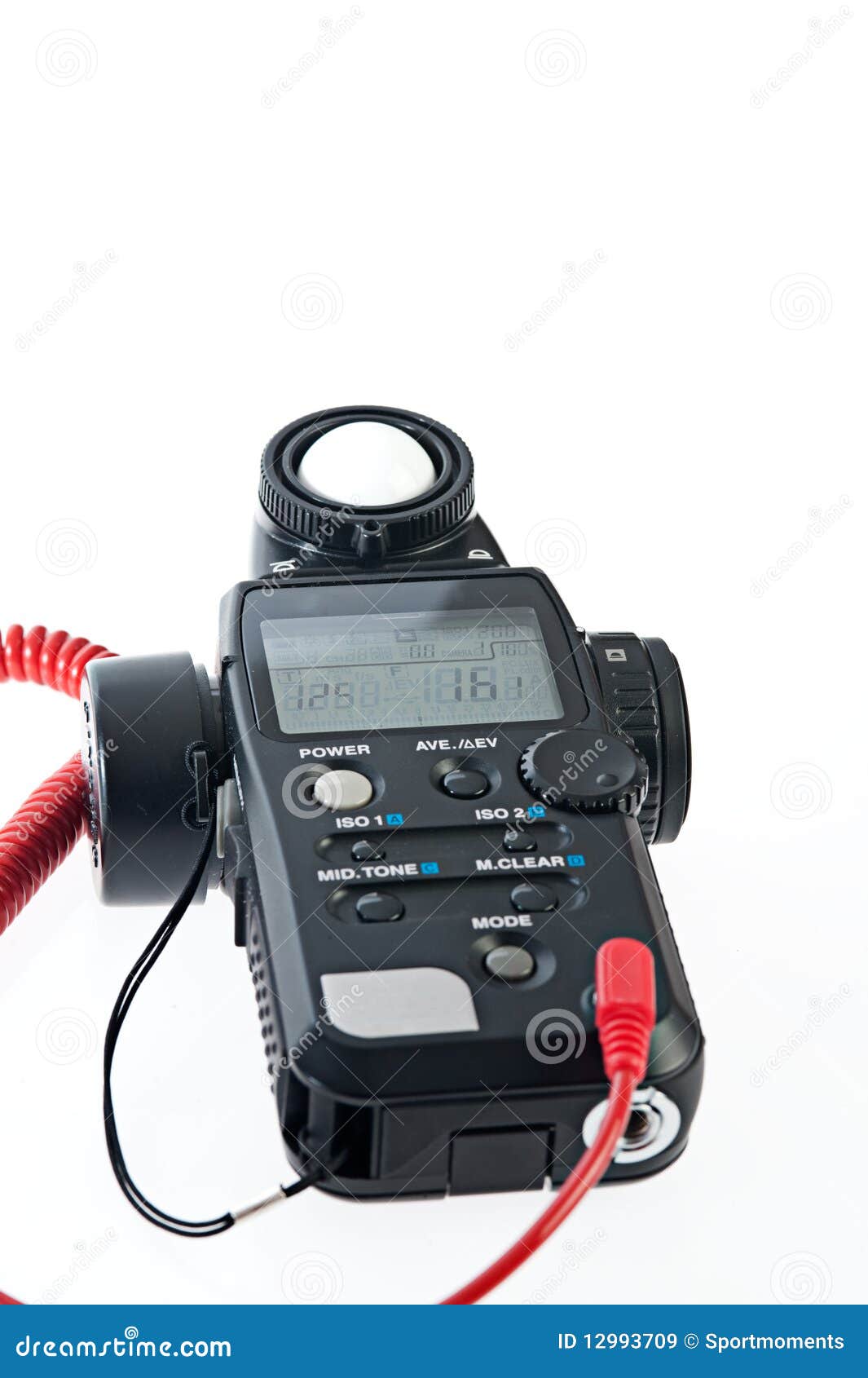Various Electronic Exposure Meter Stock Image Image of object