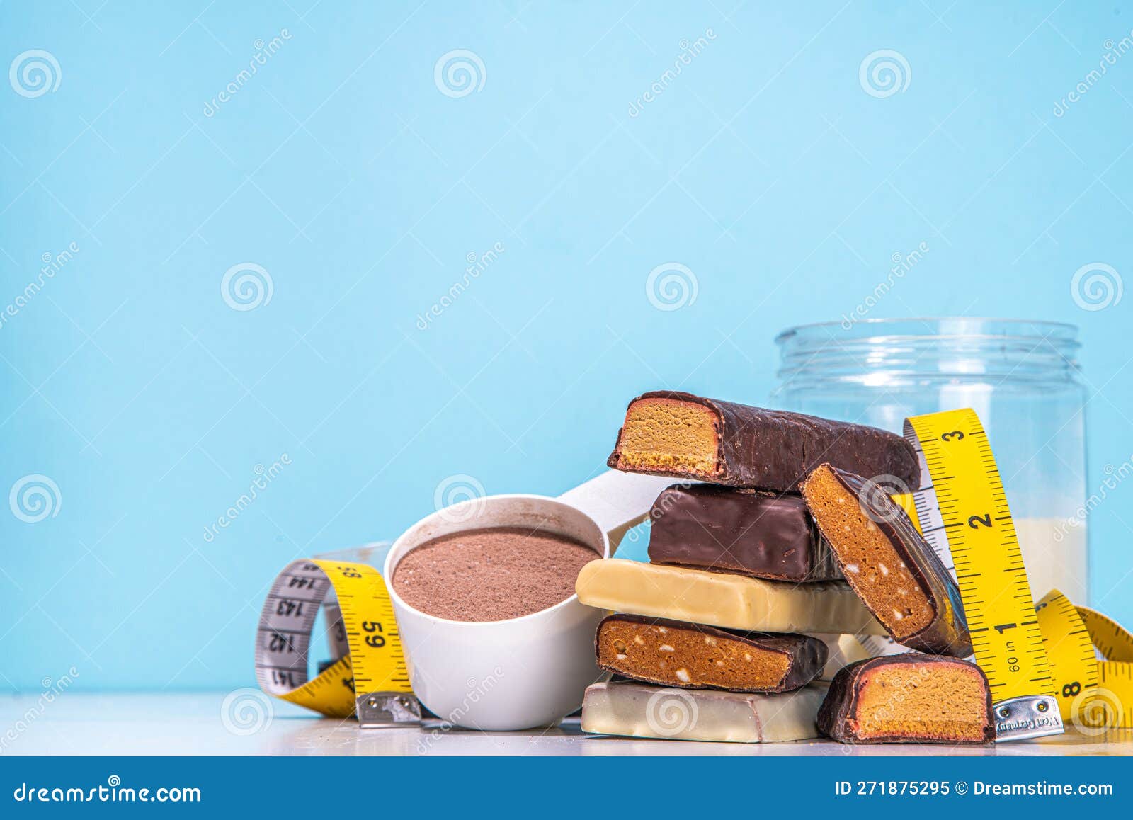 Various energy protein bar stock image. Image of healthy 271875295