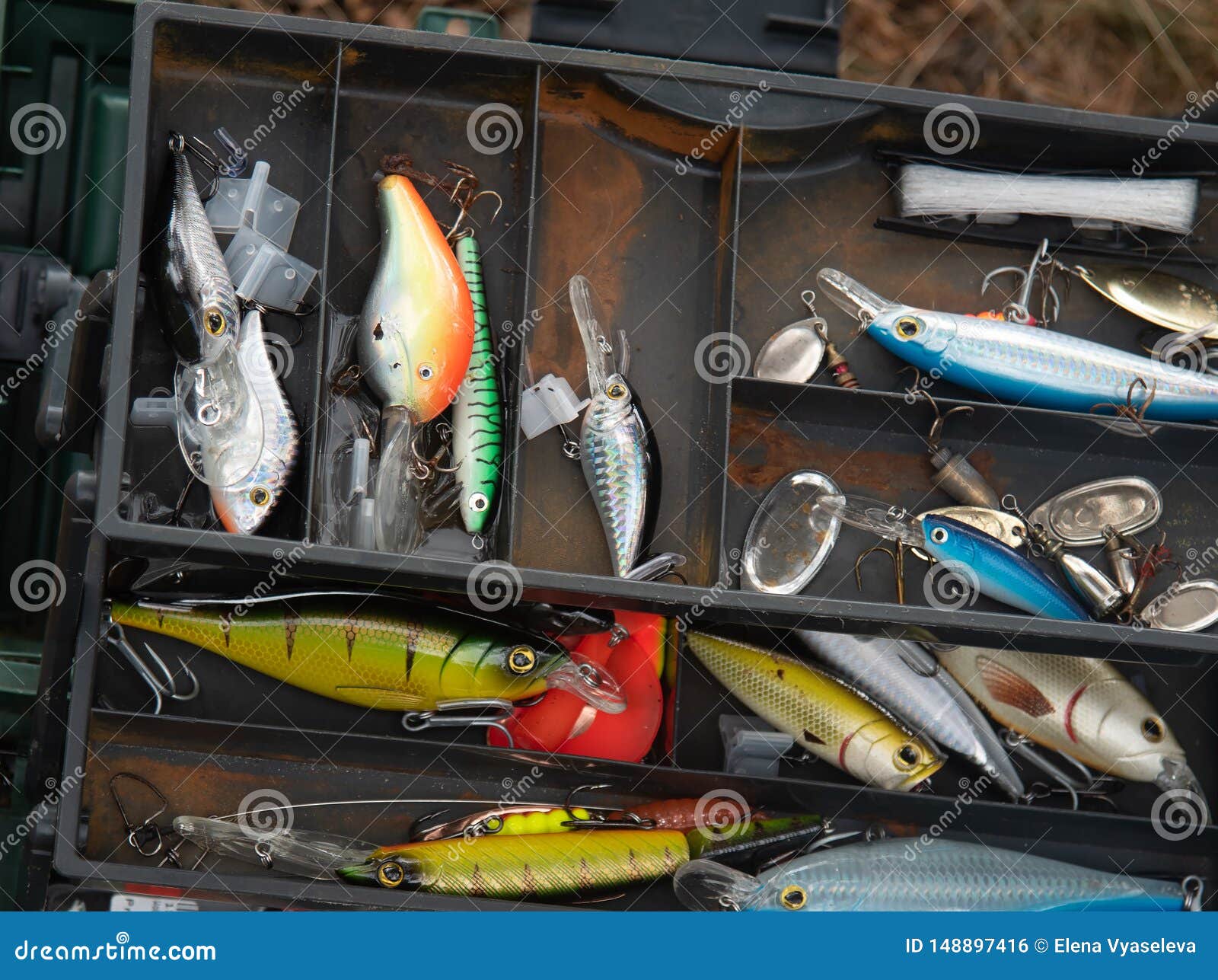 2,858 Old Fishing Tackle Box Stock Photos - Free & Royalty-Free Stock  Photos from Dreamstime