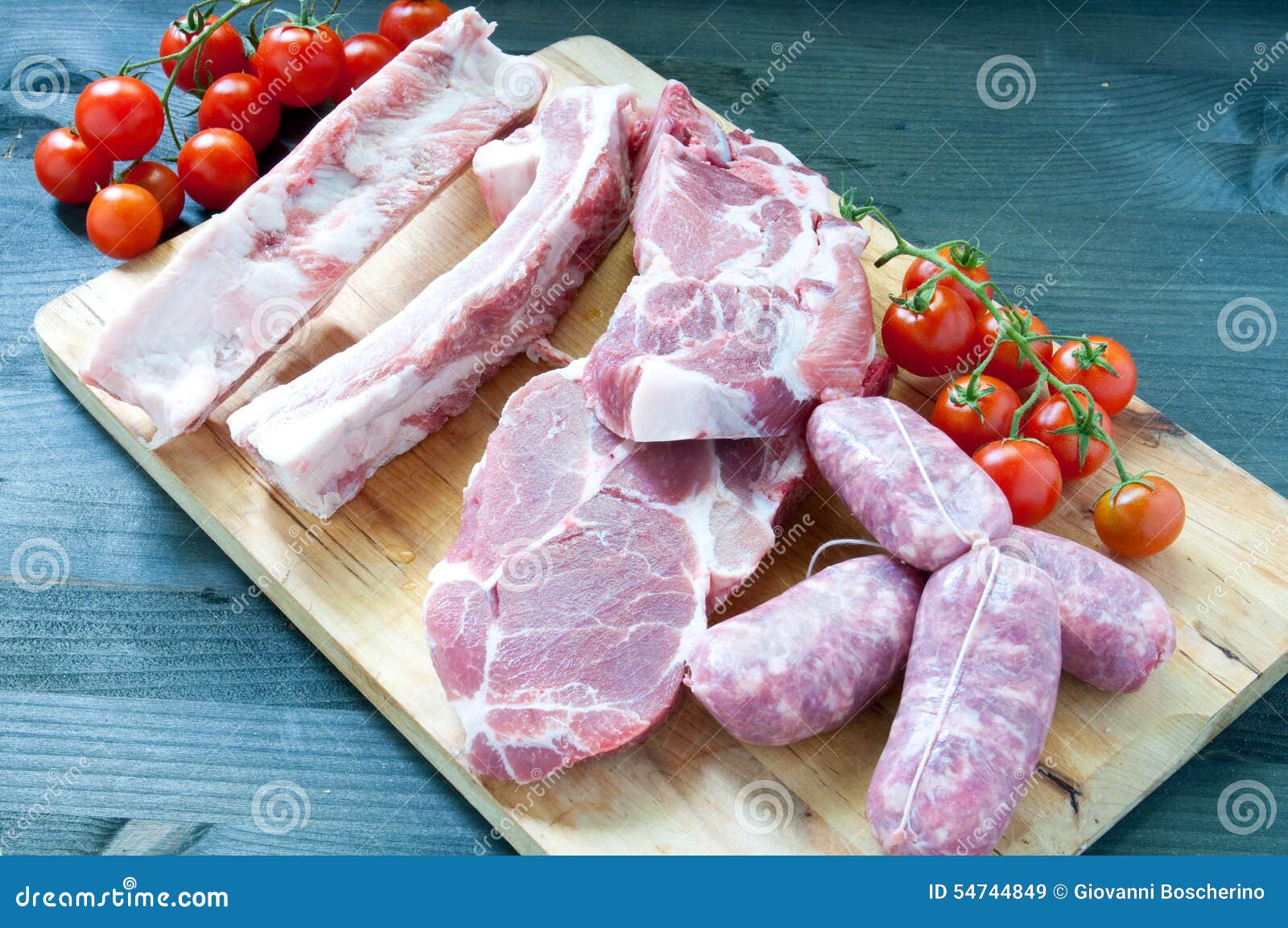 Various Fresh Meats of Chicken and Pork Stock Image Image of variation, domestic 54744849