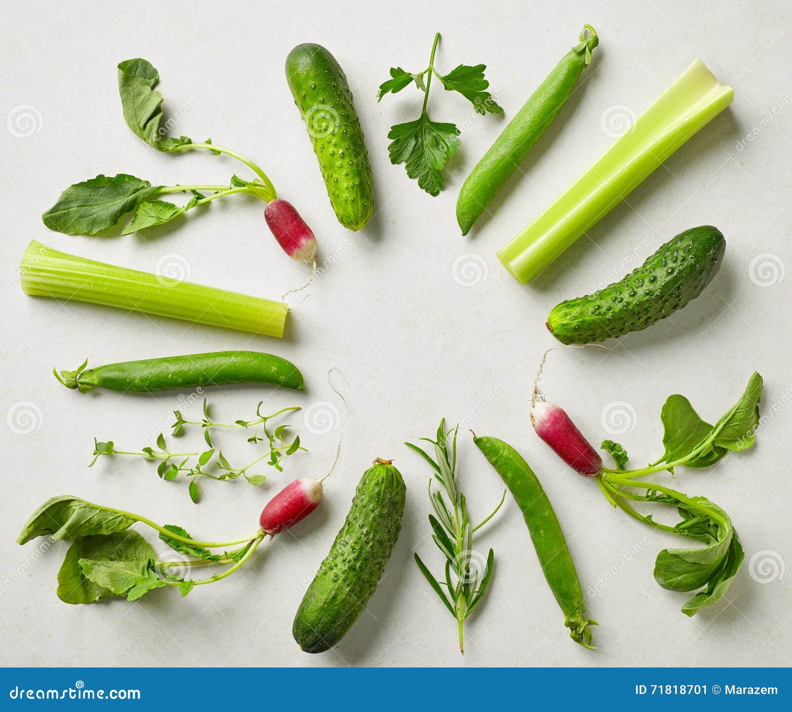 Various Fresh Raw Herbs and Vegetables Stock Image Image of recipe