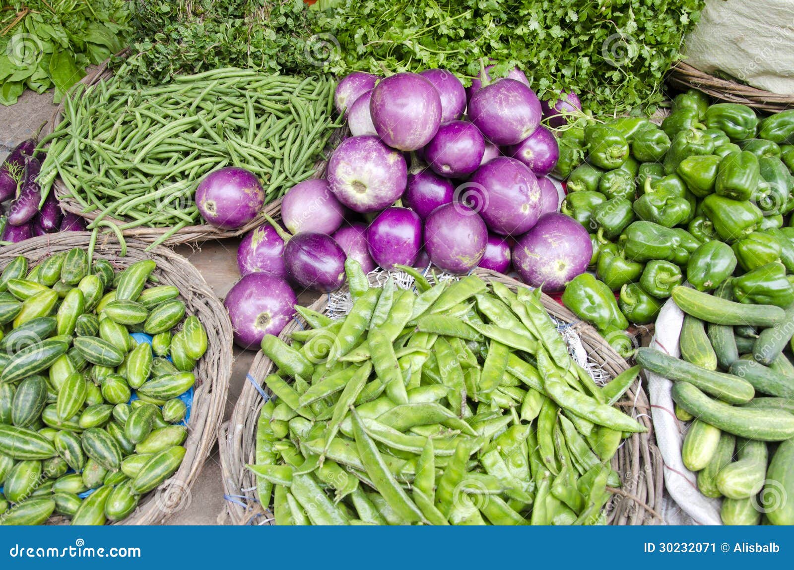 Various Vegetables in Varanasi Street Bazaar,India Stock Image Image