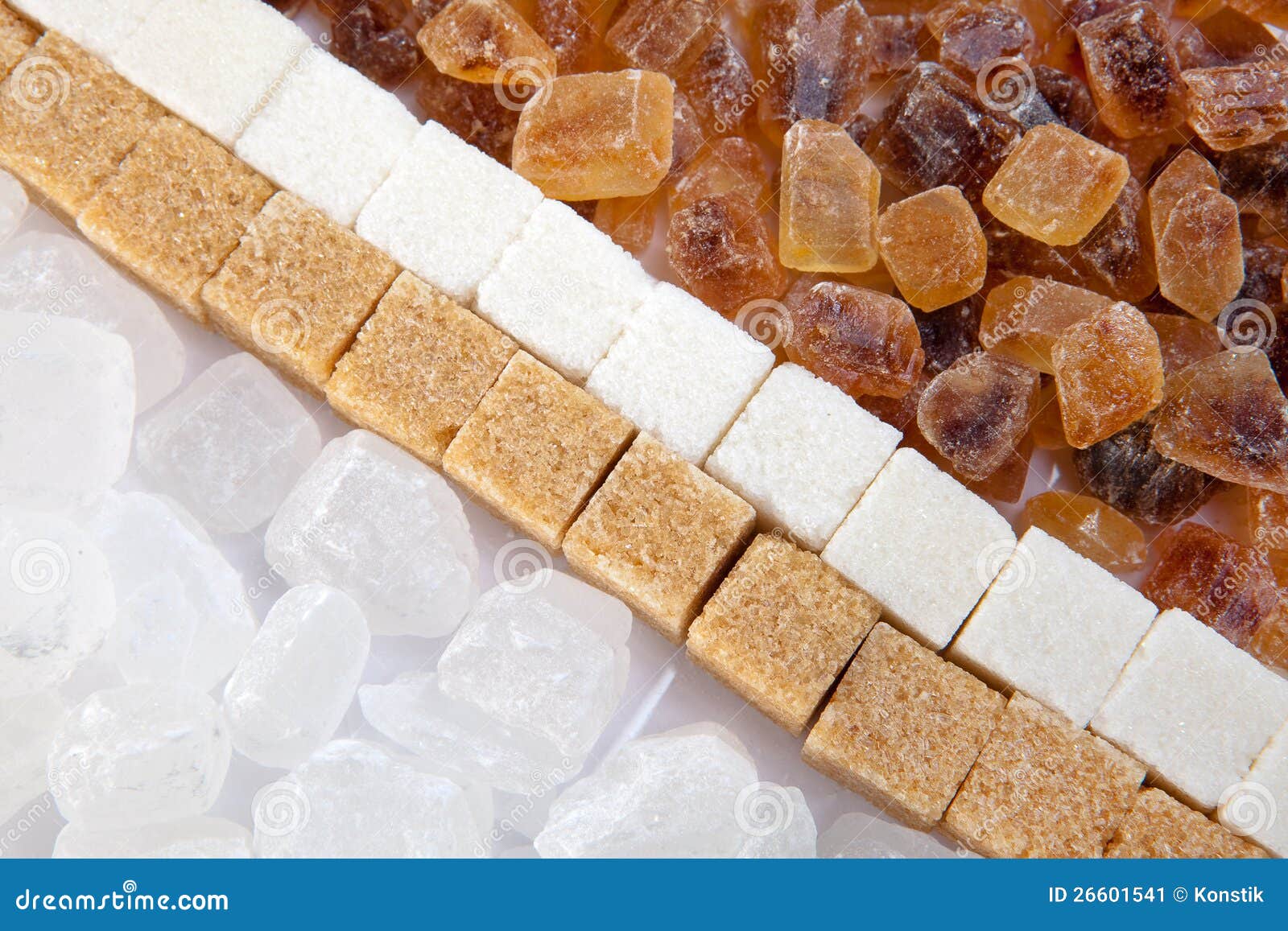 Various grades of sugar stock image. Image of cane, heap 26601541