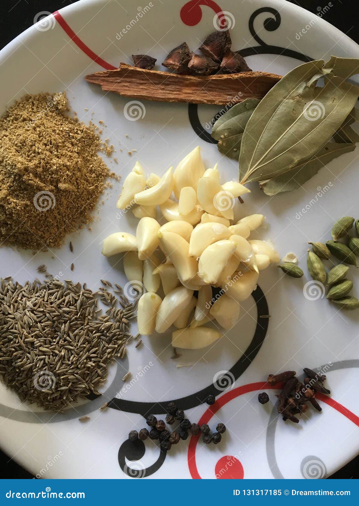 Various Indian Spices we Use daily Stock Image Image of spice