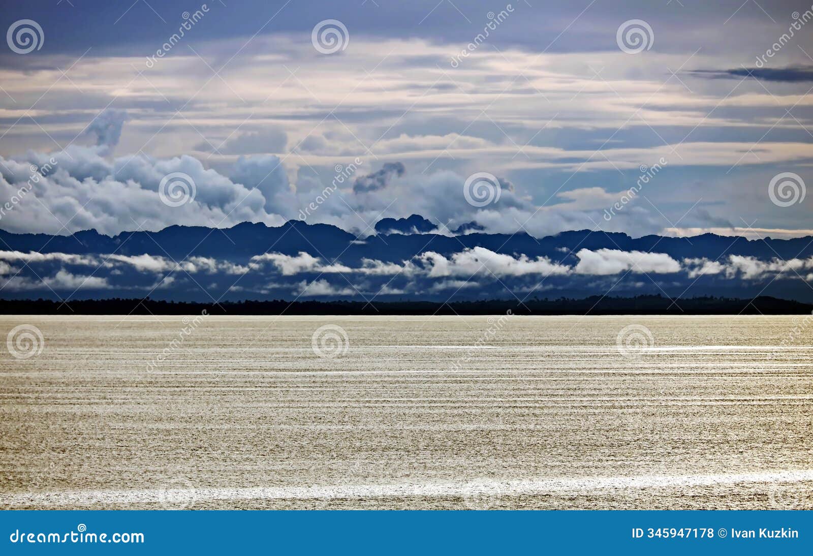various kinds of colorful blue sky, white clouds and open spaces of the world ocean. seascapes. view from the side of a sea ship,