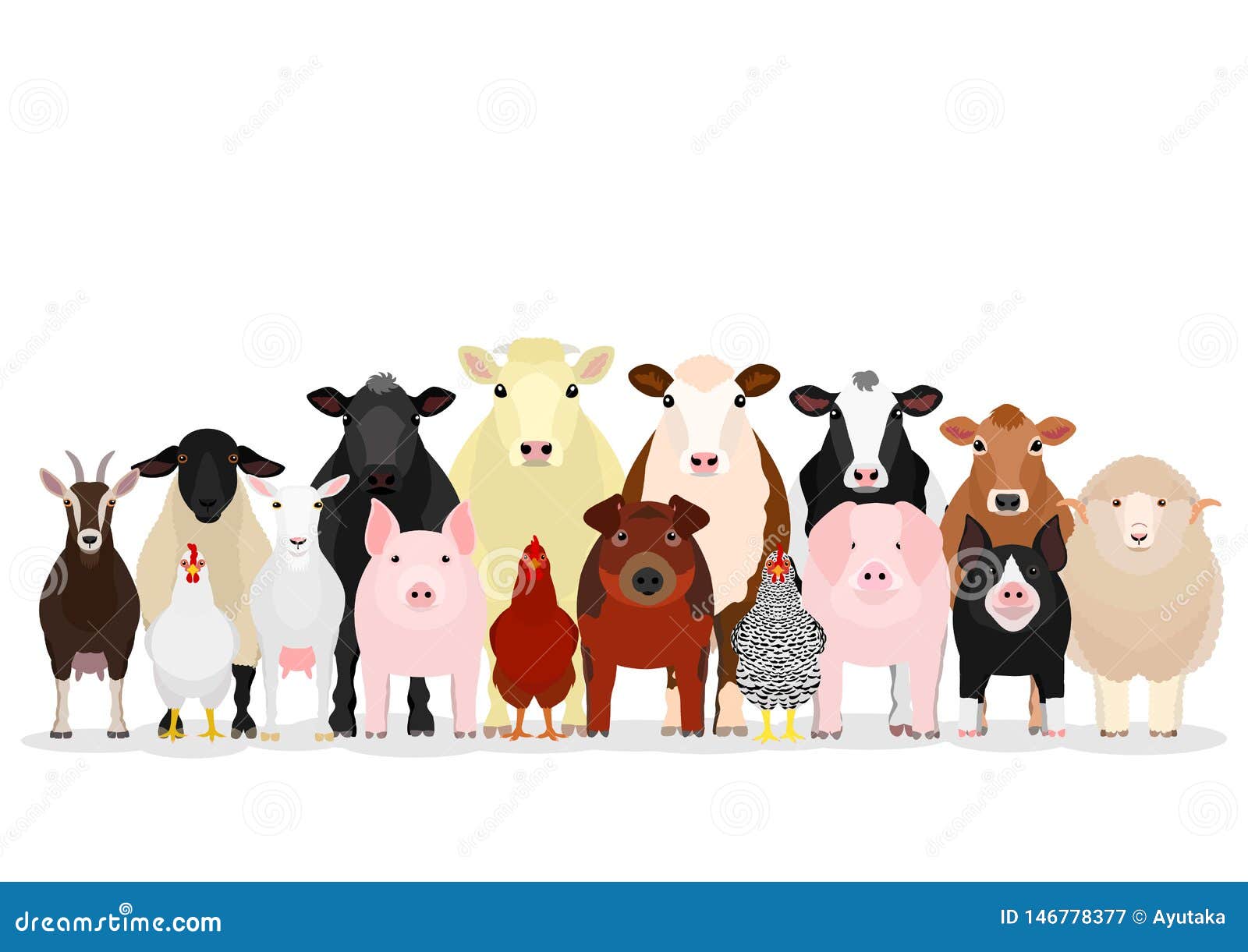 various livestock group