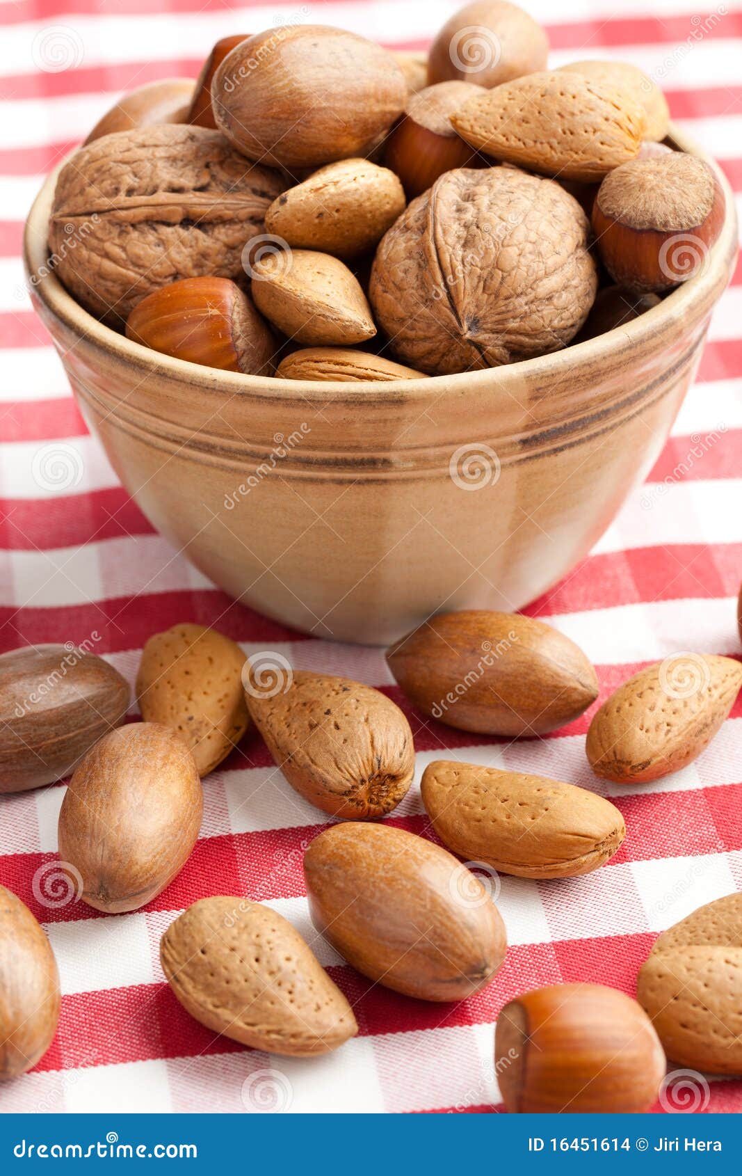 Various nuts stock photo. Image of protein, hazelnuts 16451614