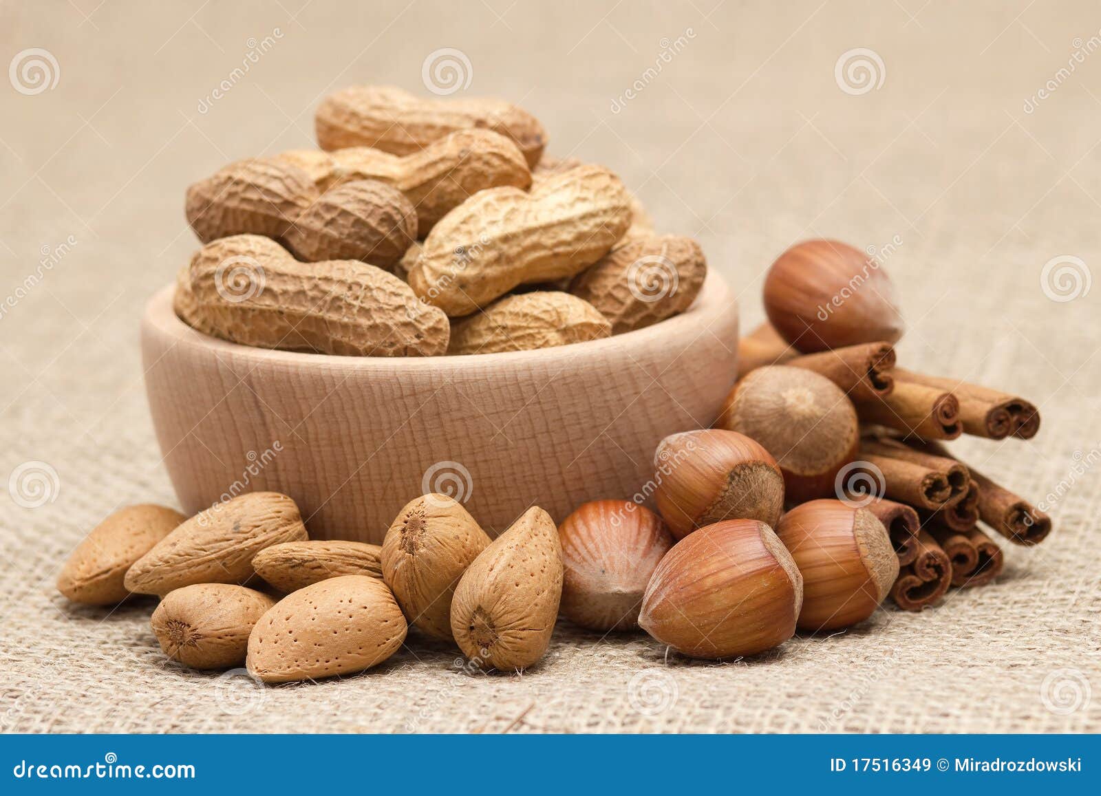 Various nuts stock image. Image of group, mixed, brown 17516349