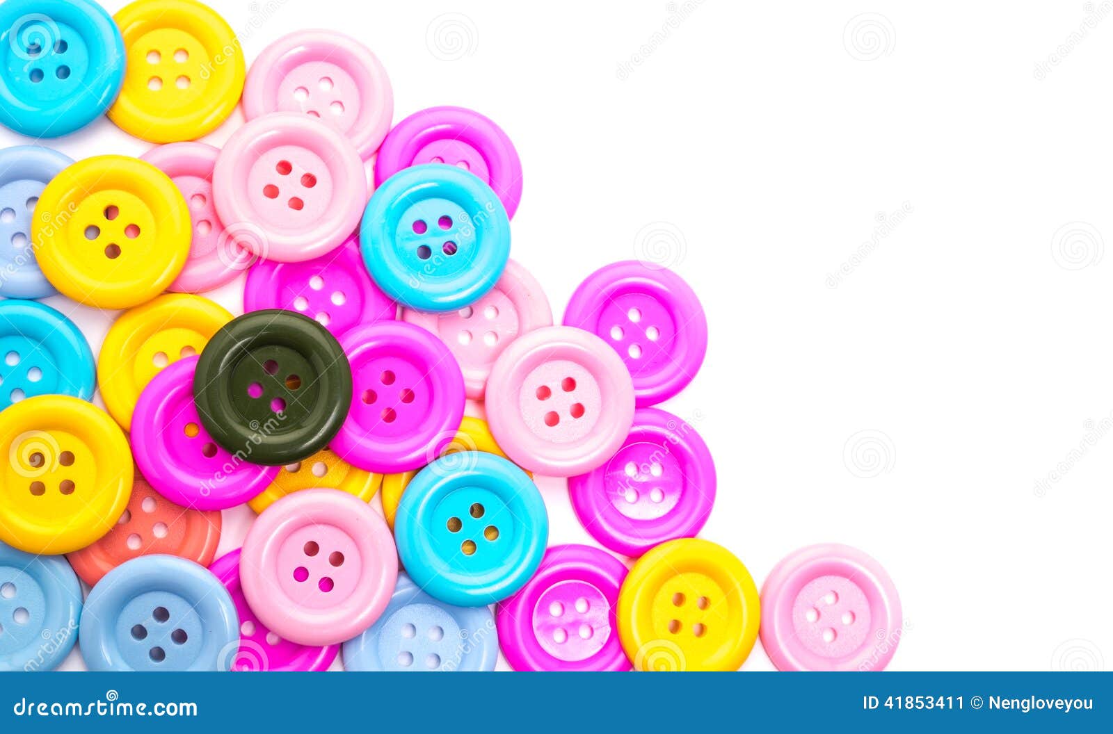 Various sewing button stock image. Image of colorful 41853411