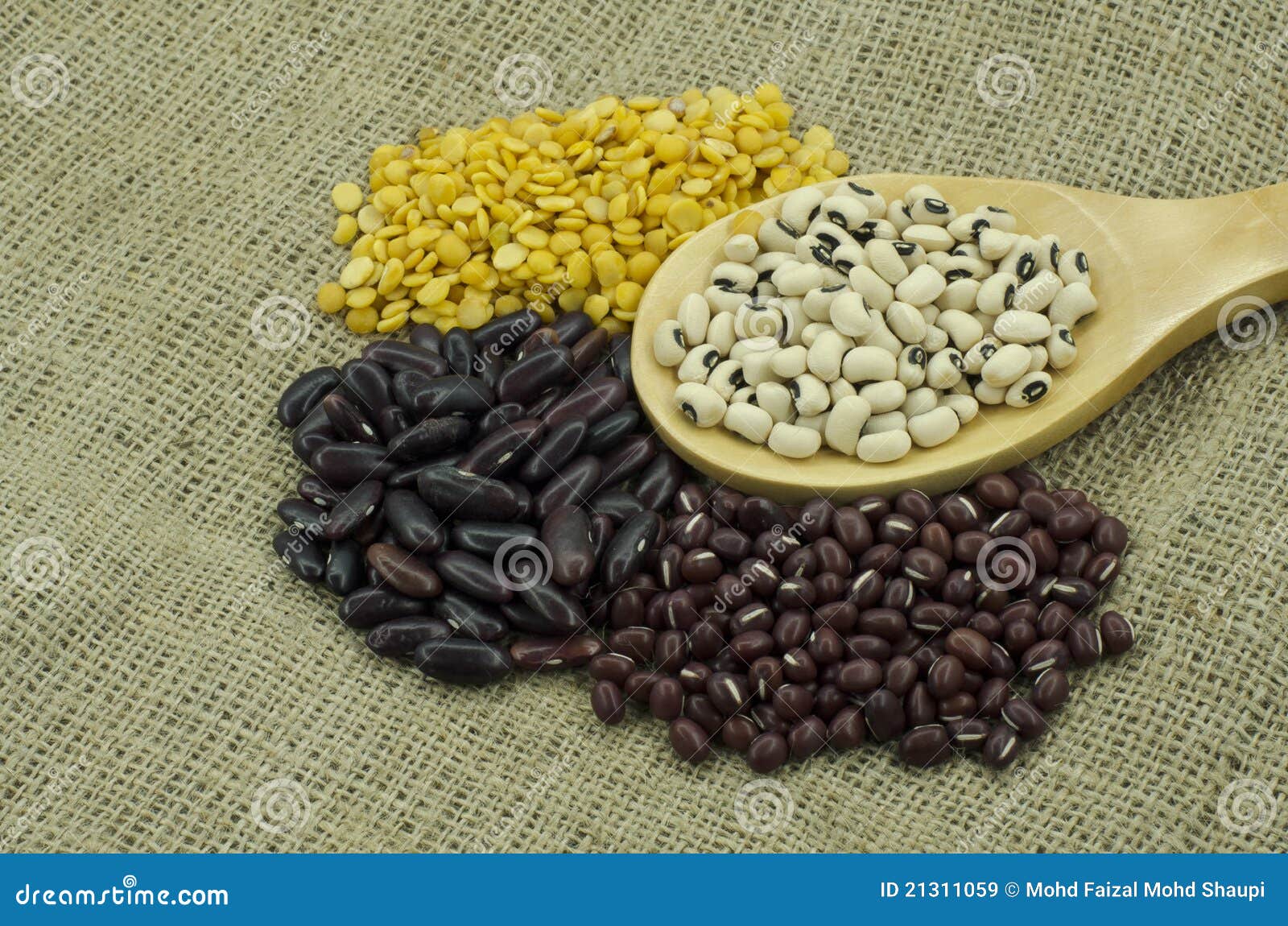 The Various Sorted Dry Legumes Stock Image Image of pattern, brown