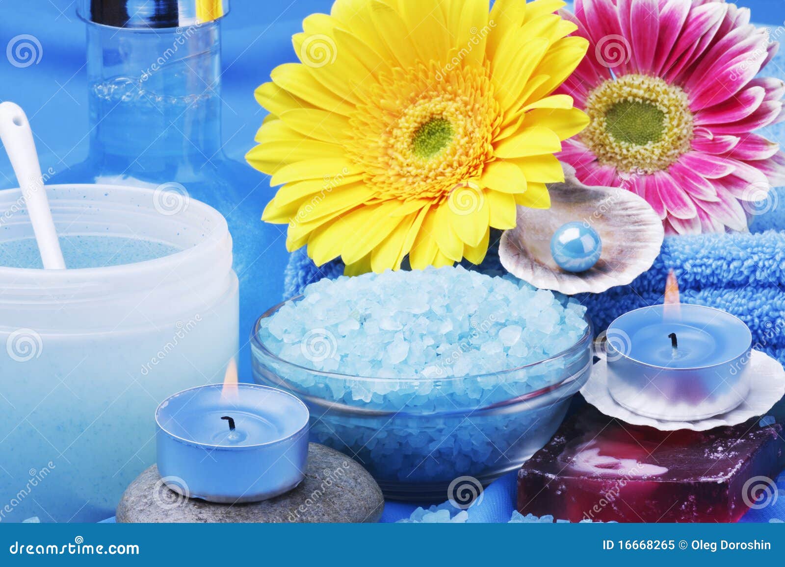 Various spa products stock image. Image of salts, healthy 16668265