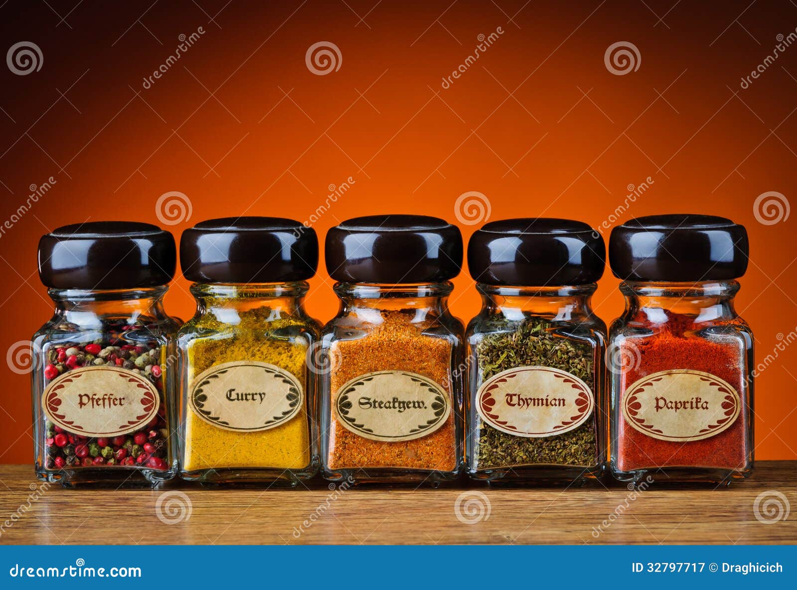Various spices stock image. Image of herbs, cooking, pepper 32797717