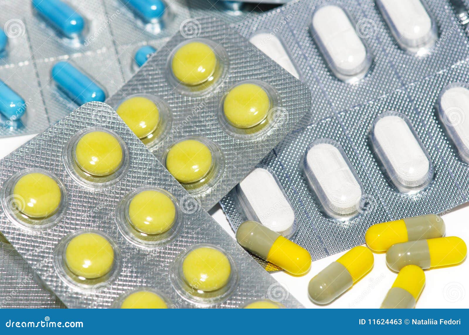 Various tablets stock image. Image of blue, sick, treatment 11624463