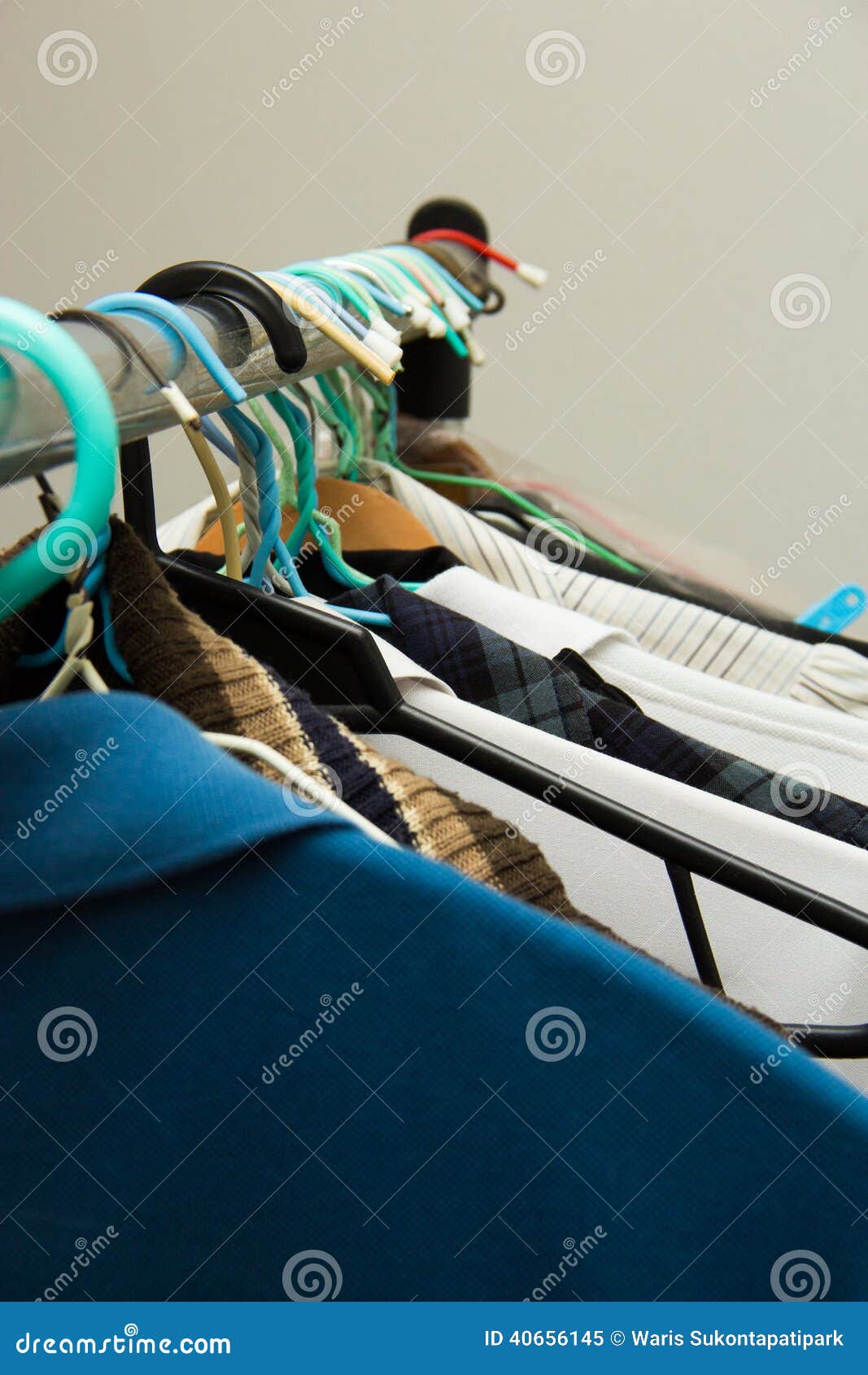 Various type of clothes stock image. Image of blue, fashion - 40656145