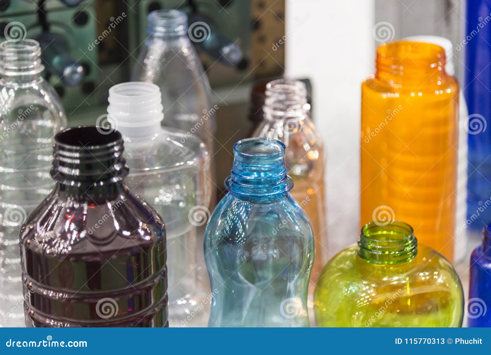 The Various Type of Plastic Bottle Product Stock Image Image of