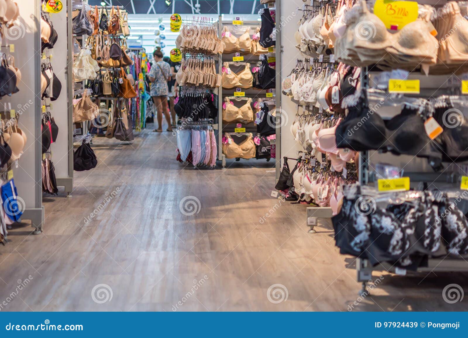 Various Type of Women Lingerie or Underwear Shop Editorial Stock Image ...