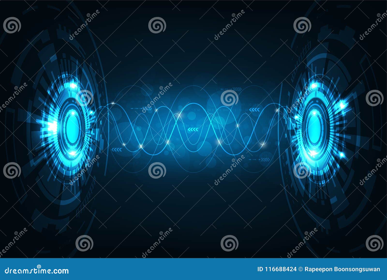 Various Types of Audio Technologies. Stock Vector Illustration of