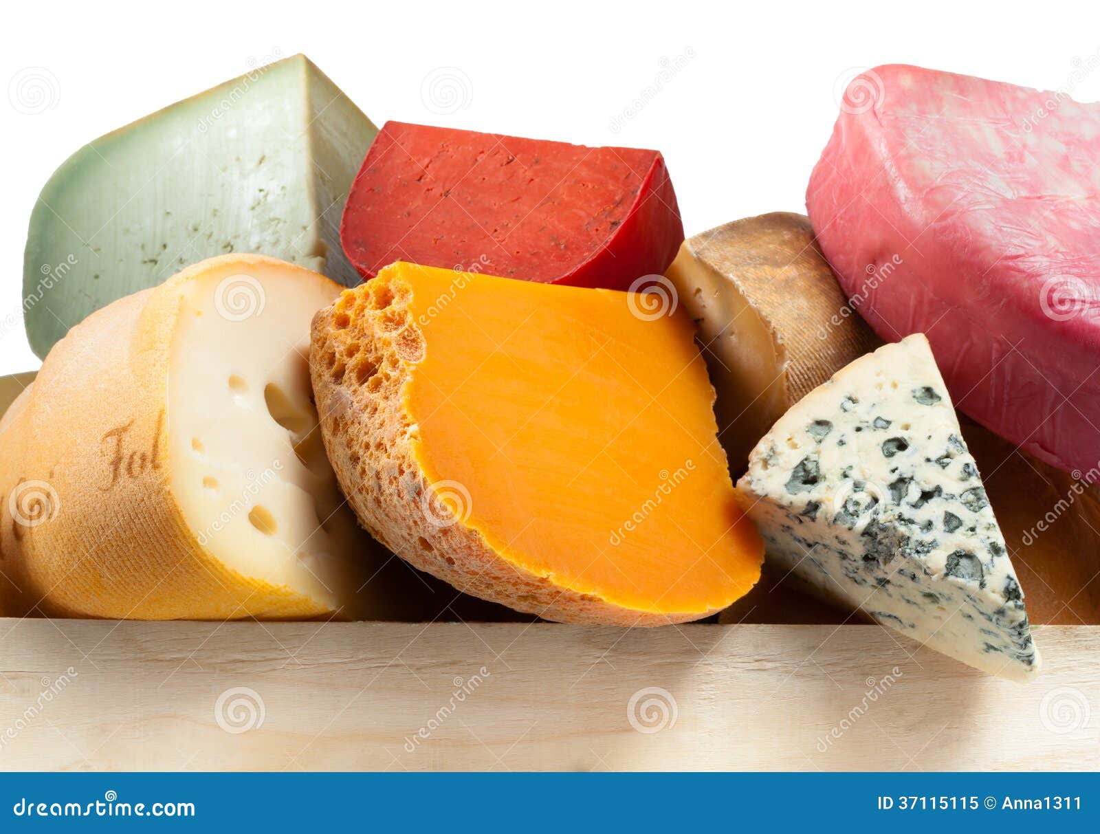 Various Types of Cheese. Composition Macro Stock Image Image of