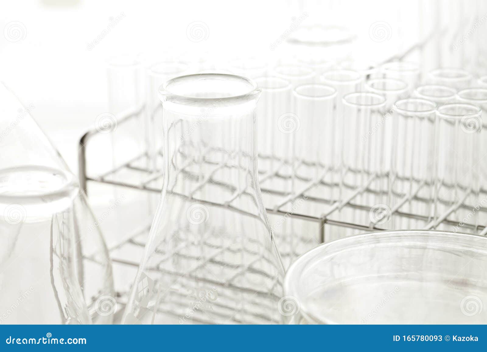 Various Types of Laboratory Equipment Stock Image Image of flask