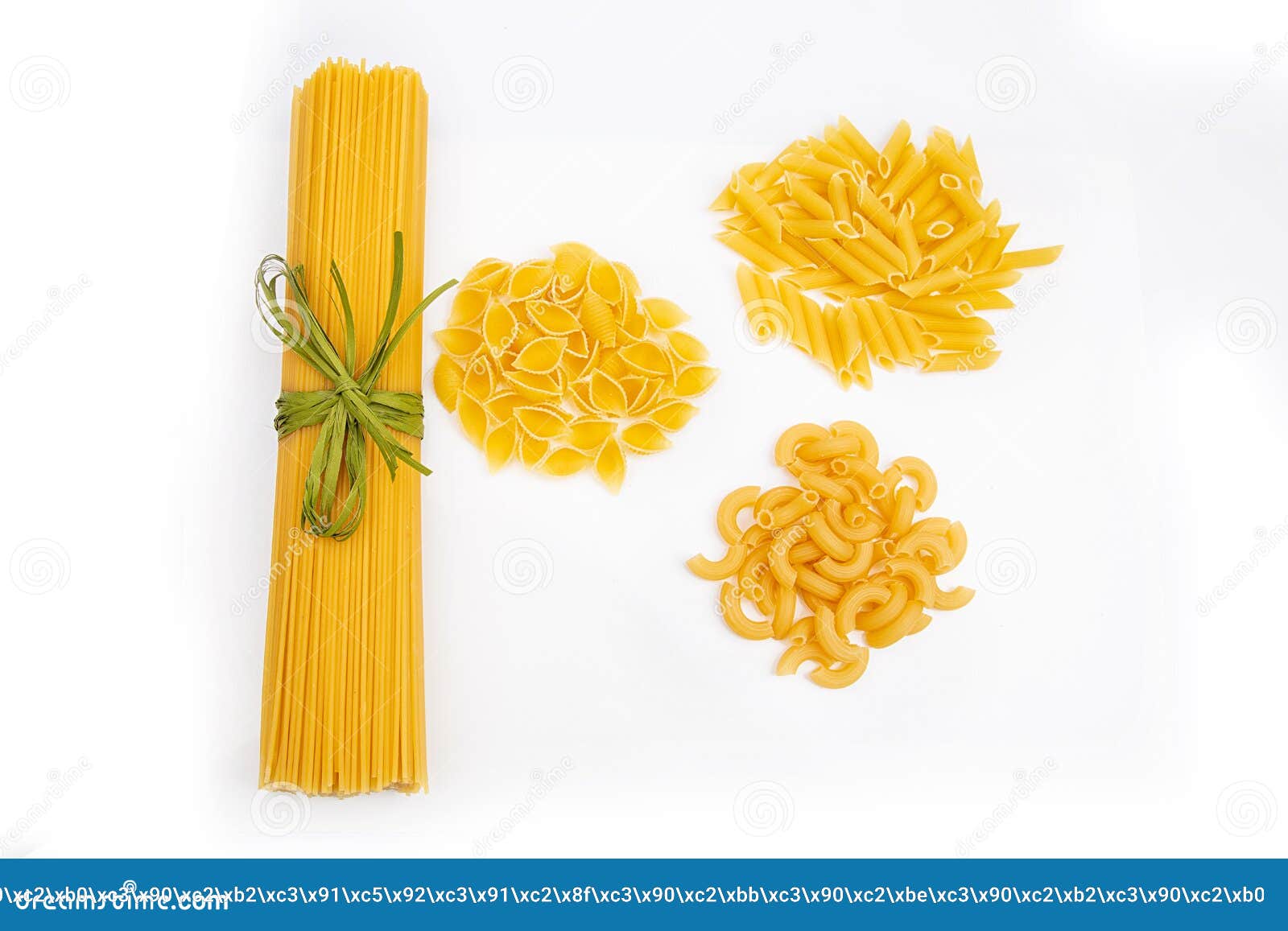 Various Types of Uncooked Pasta Stock Photo Image of italian