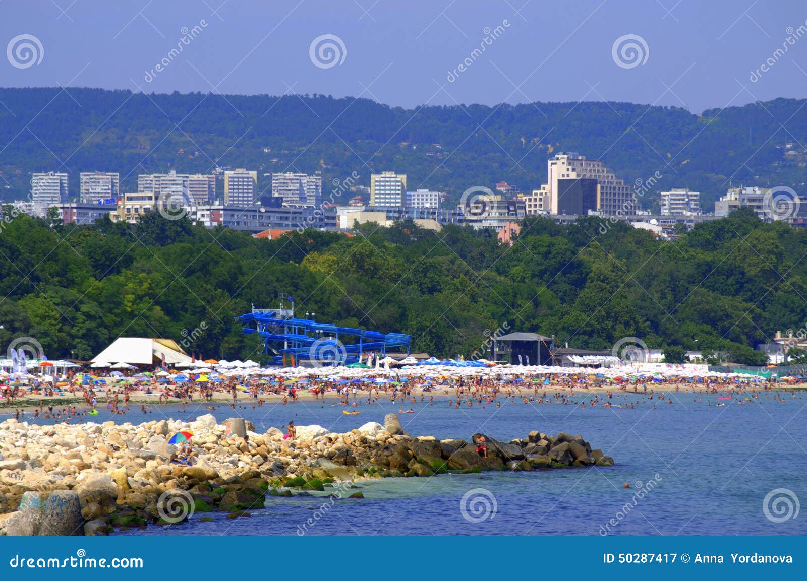 Varna beach editorial photography. Image of holidays - 50287417