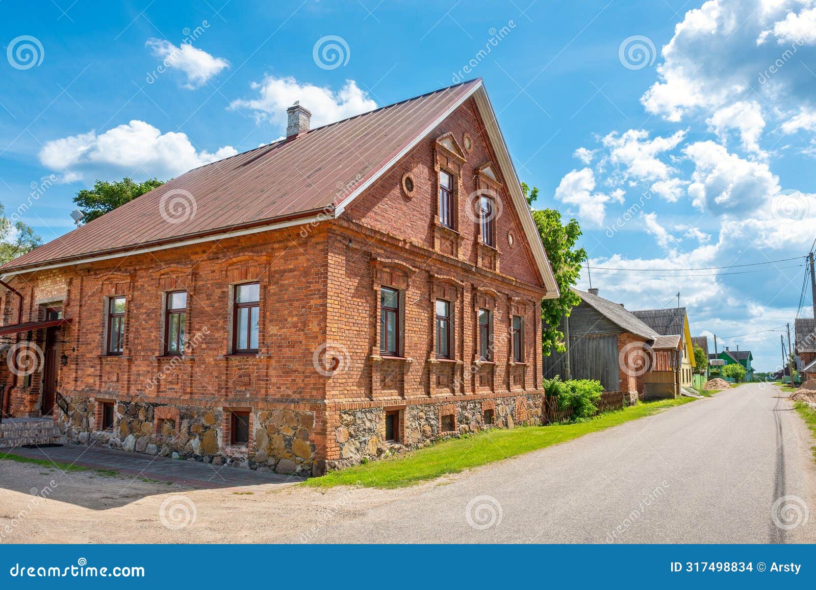 varnja village view. estonia