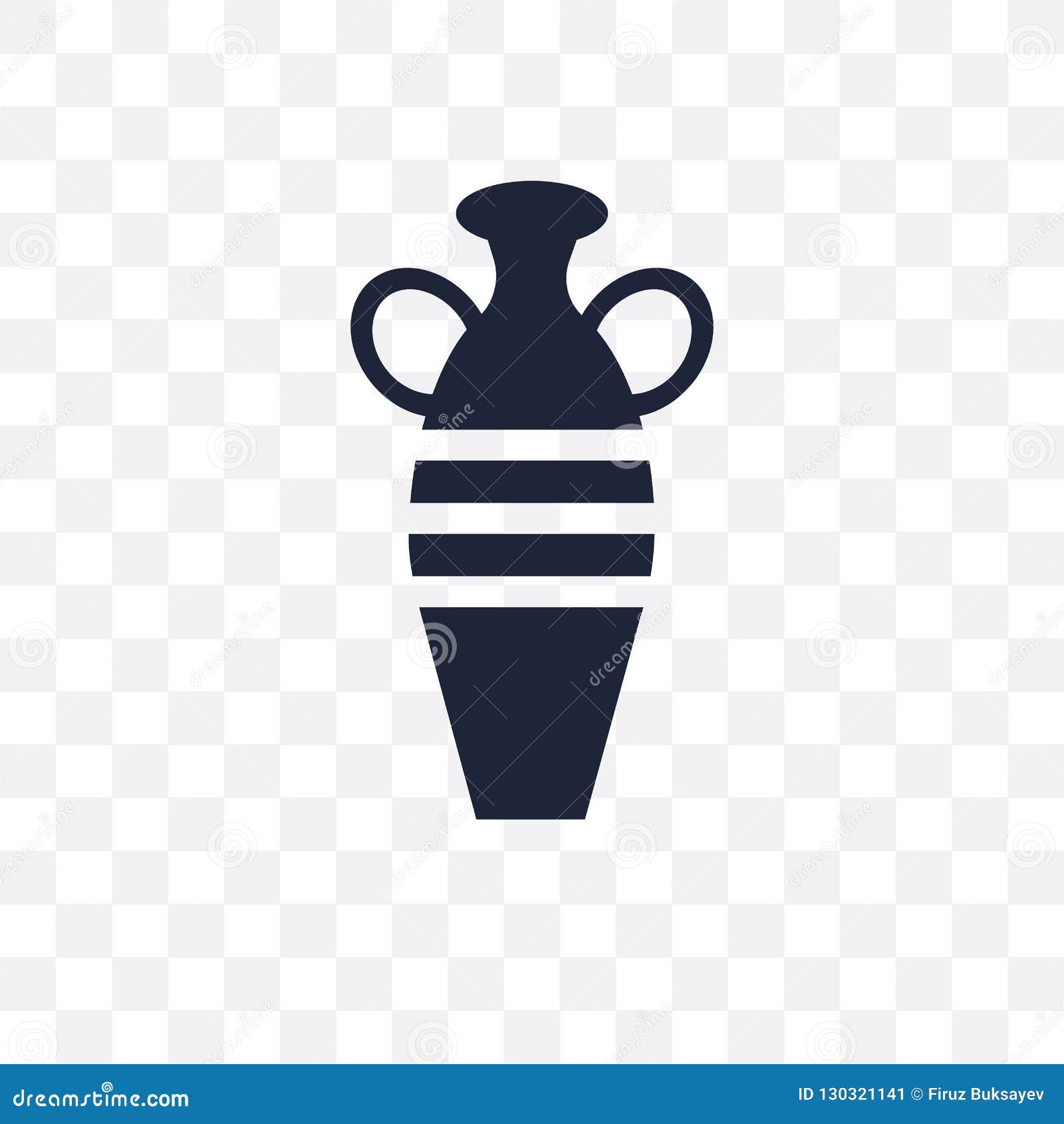 Vase Transparent Icon. Vase Symbol Design from Museum Collection Stock