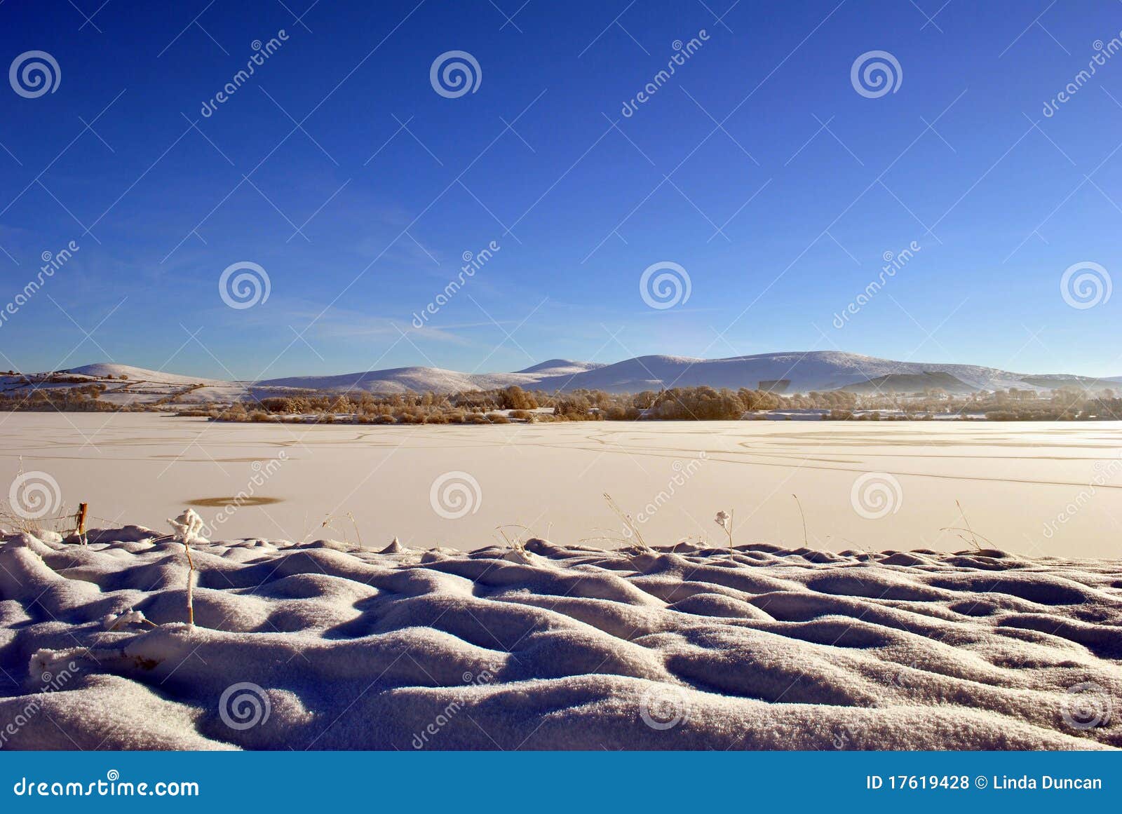 vast expanse of frozen water