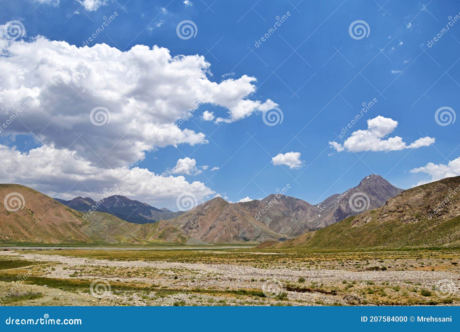 vast plain of lar national park , iran