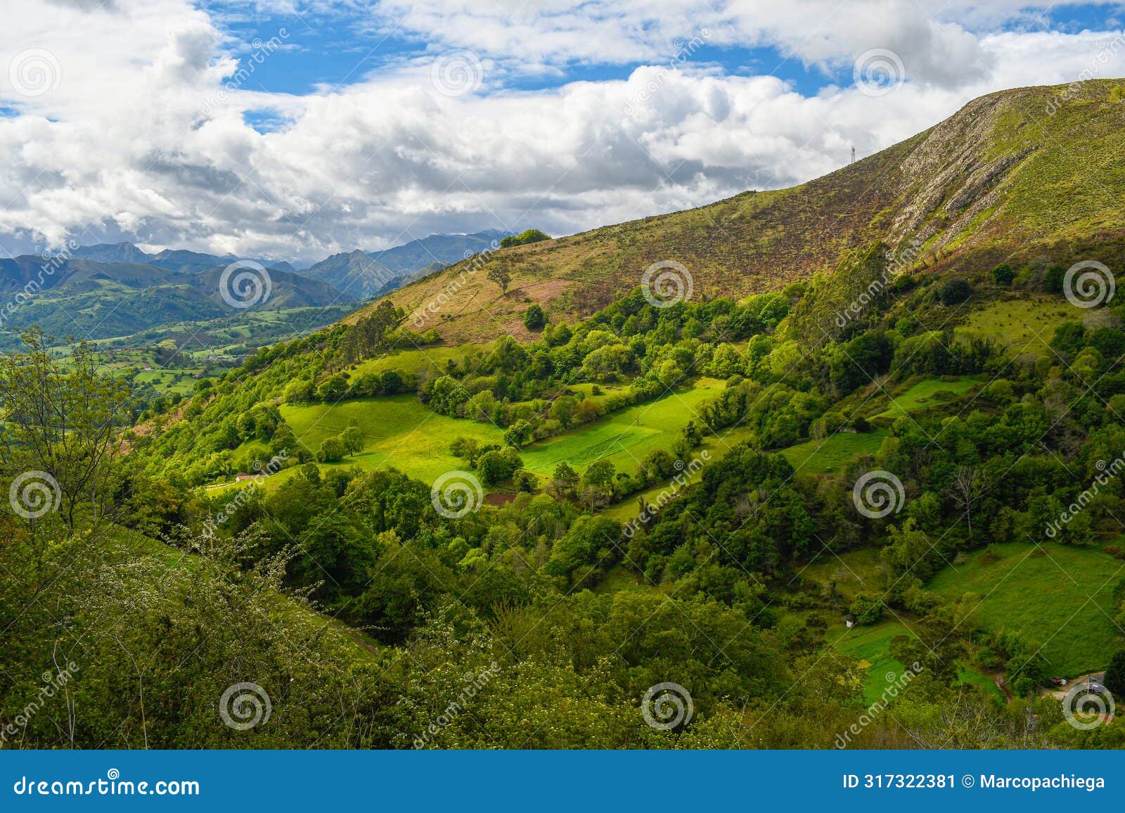 panoramic view of rio piloÃ±a valley