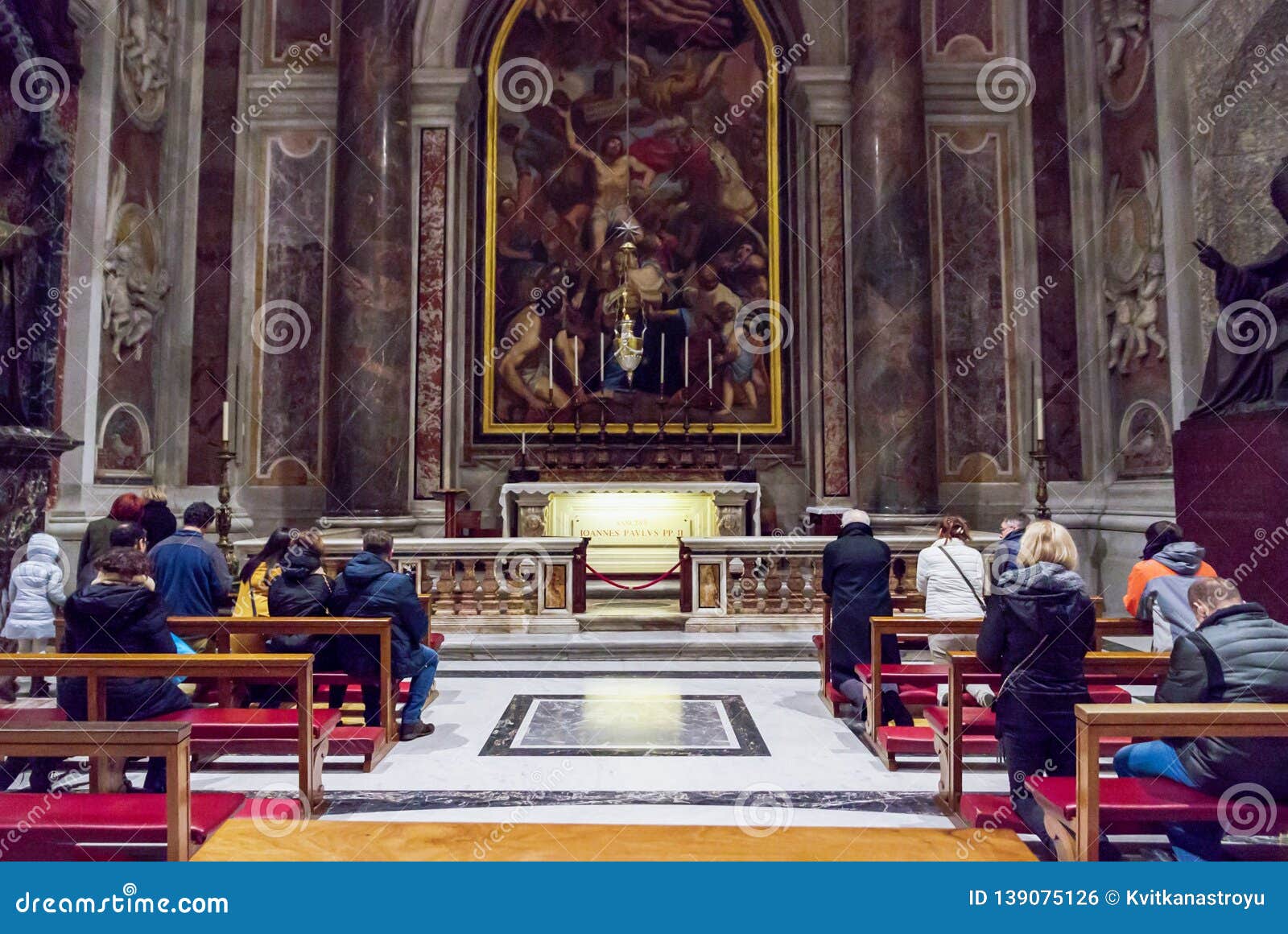 Vatican 21 January 17 St Peter S Basilica The Tomb Of Pope John Paul Ii Editorial Photo Image Of Famous Grave