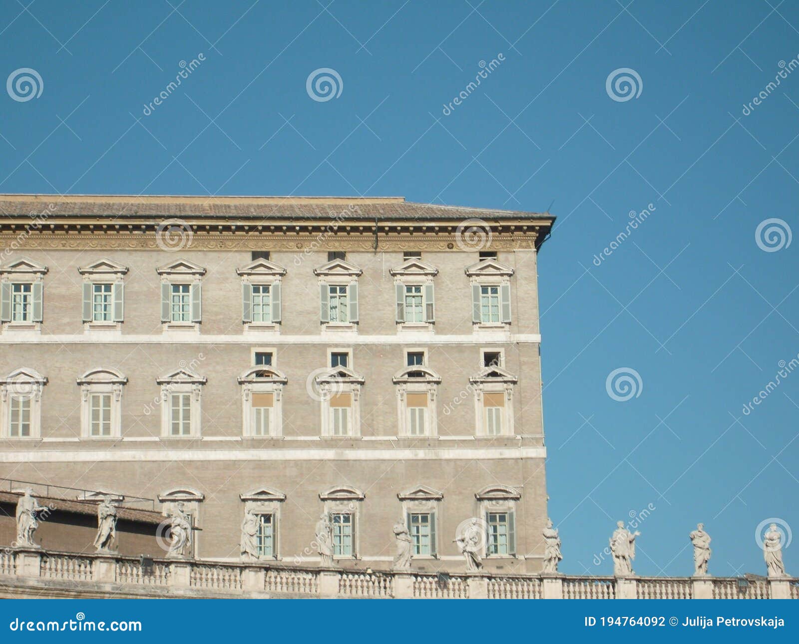 Vatican Apostolic Palace Palazzo Apostolico Royalty-Free Stock Photo ...