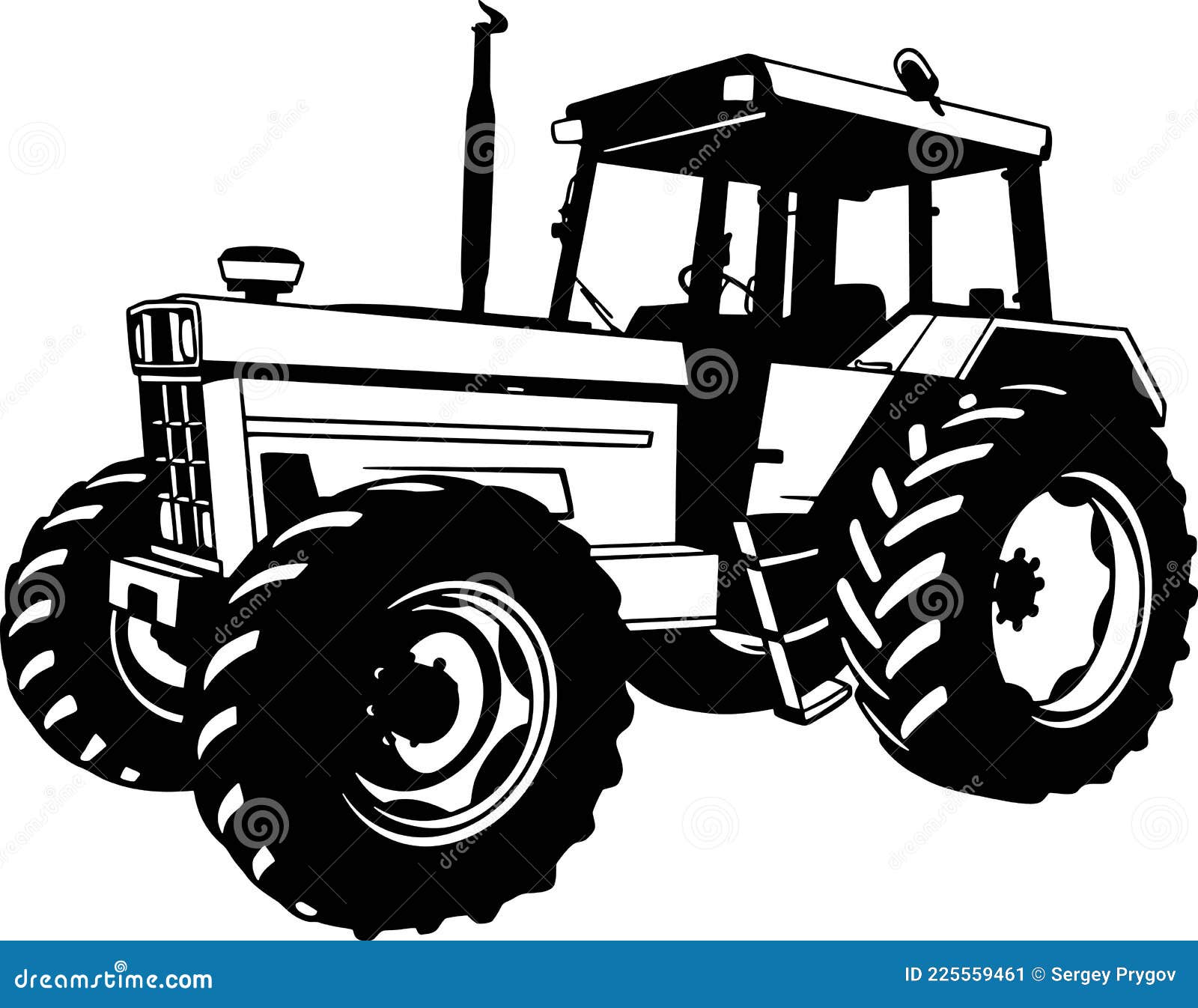 Trator Agrícola Desenho Vetor EPS [download] - Designi