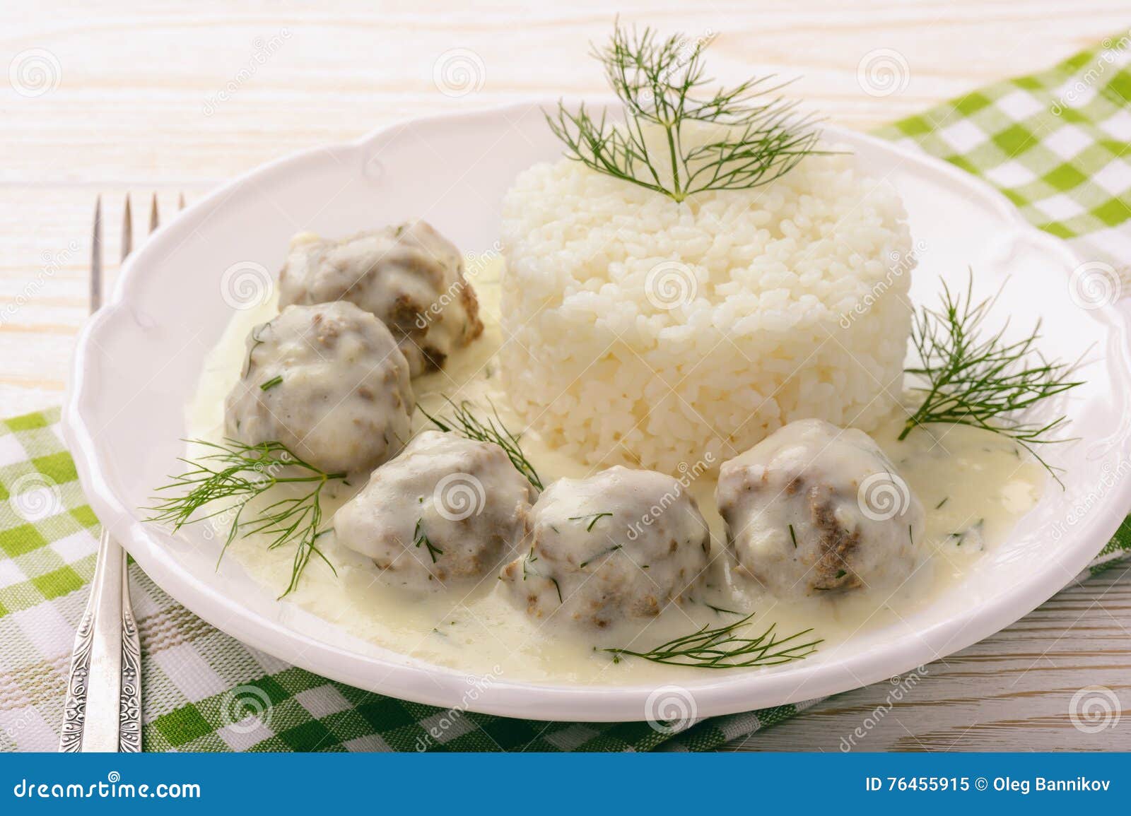 Polish Meatballs Dill Sauce Stock Photos Free & RoyaltyFree Stock