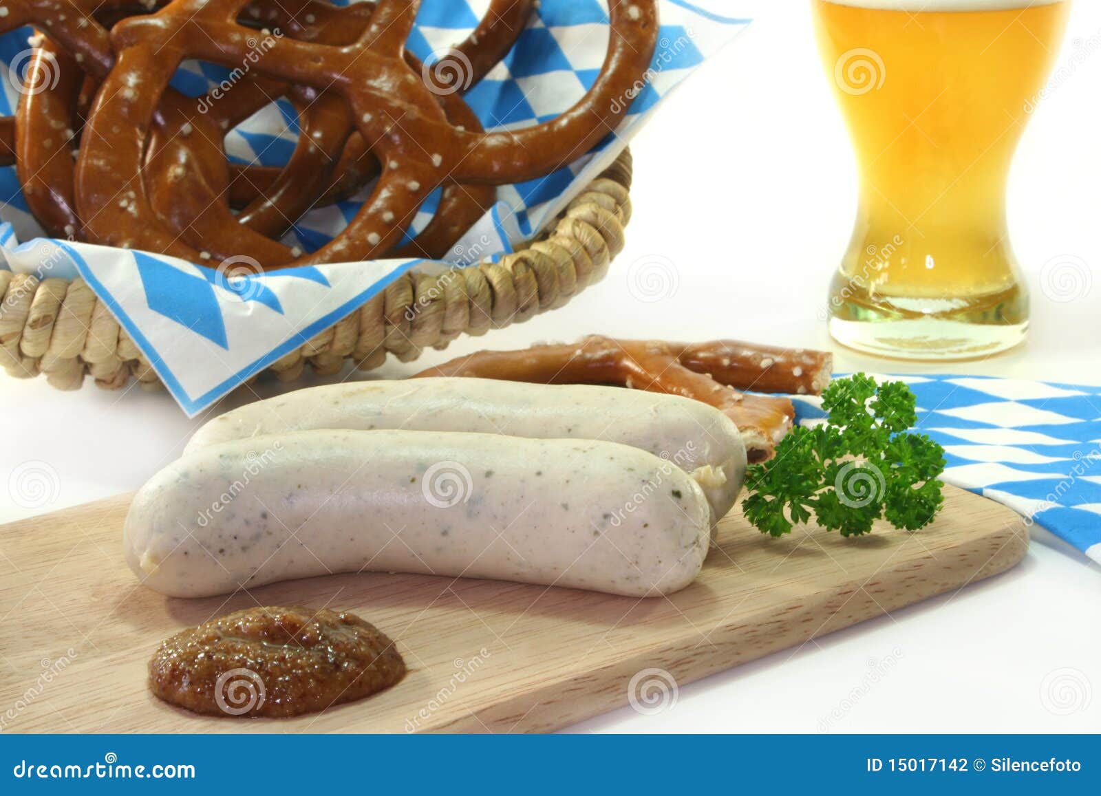 Veal sausage stock photo. Image of germany, bavaria, lozenge 15017142