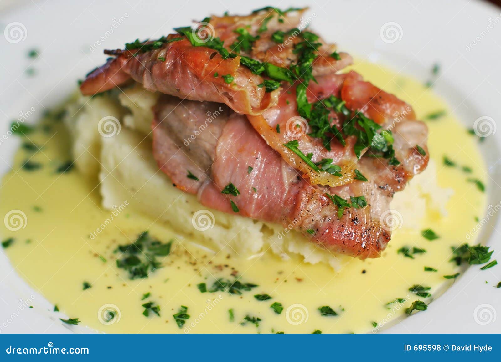 veal scallopine, landscape mid portrait