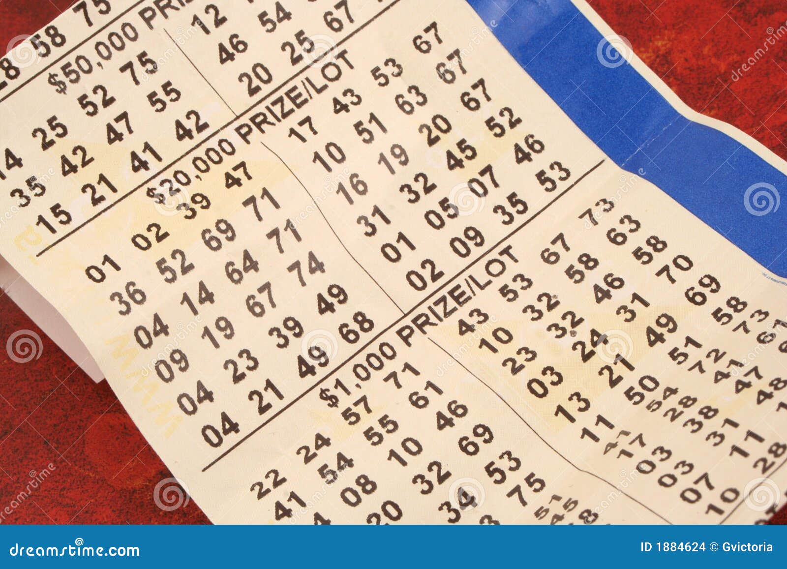 Vecchio Biglietto Di Lotteria Fotografia Stock - Immagine di biglietto,  vittoria: 1884624