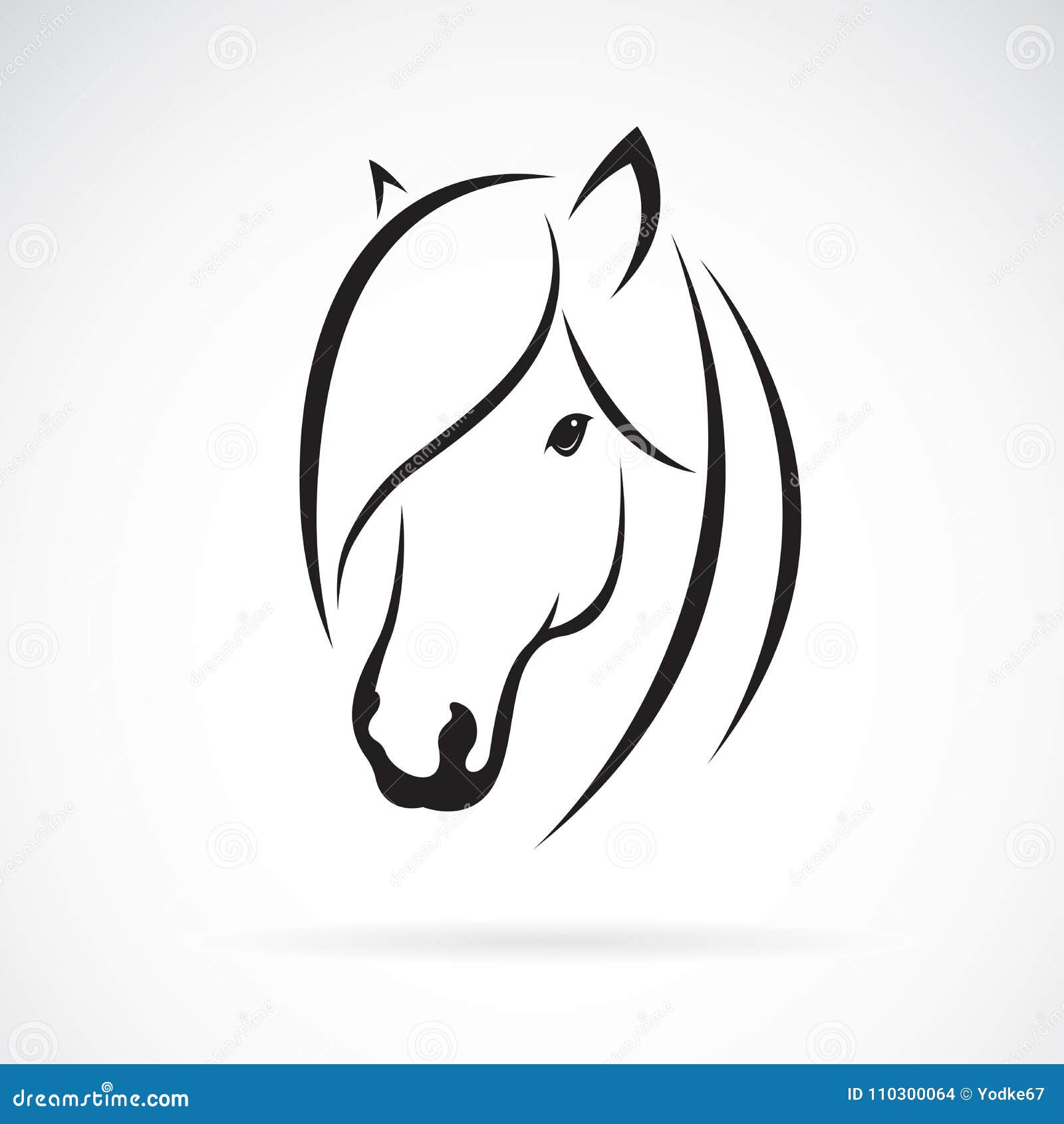 Simple Tete De Cheval Dessin Facile Vecteur De Conception De Tête De Cheval Sur Le Fond Blanc Animal Cheval S Illustration de Vecteur - Illustration du chevaux, forme: 110300064
